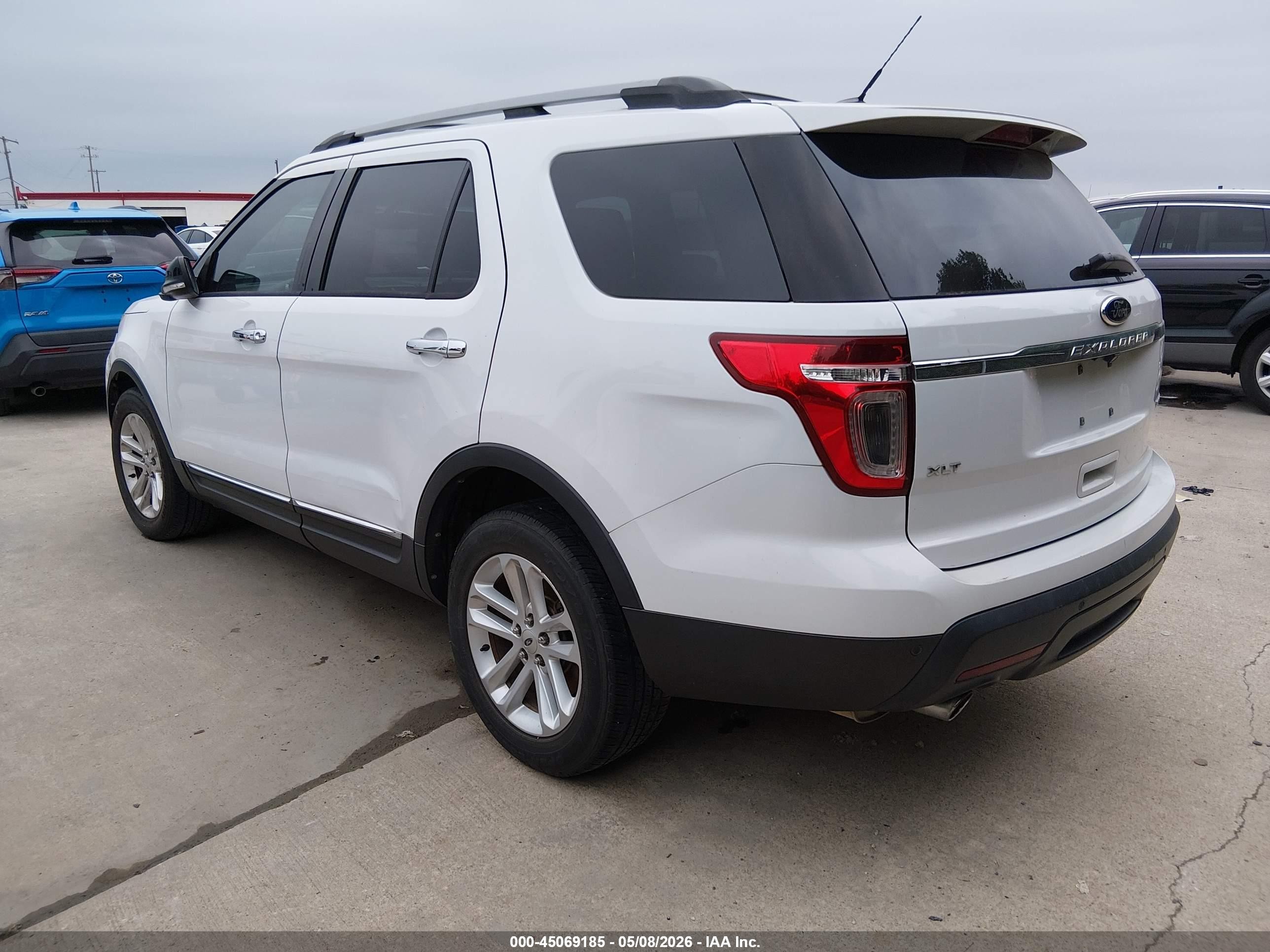 2014 Ford Explorer Xlt White vin: 1FM5K7D86EGC47168