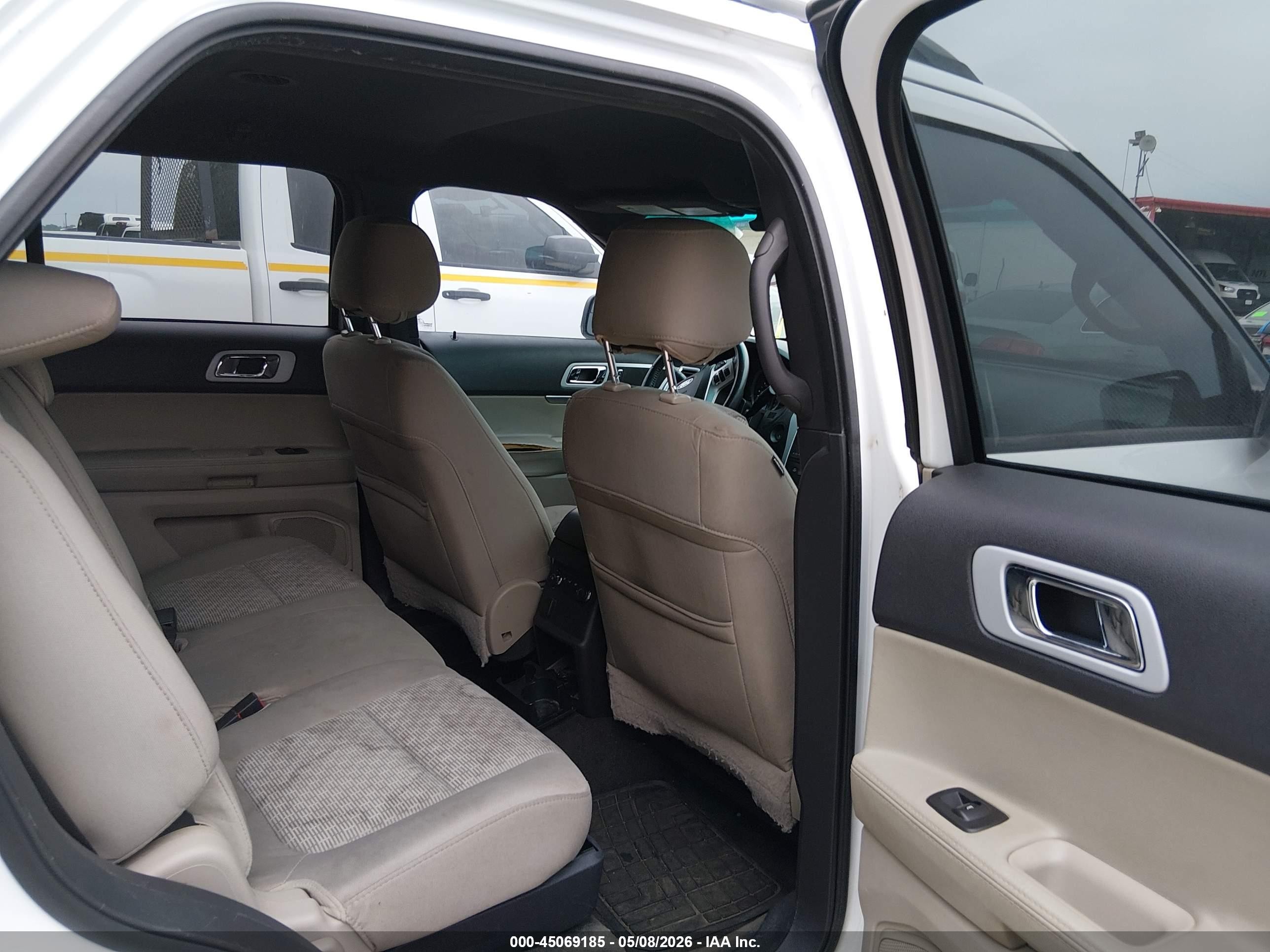 2014 Ford Explorer Xlt White vin: 1FM5K7D86EGC47168