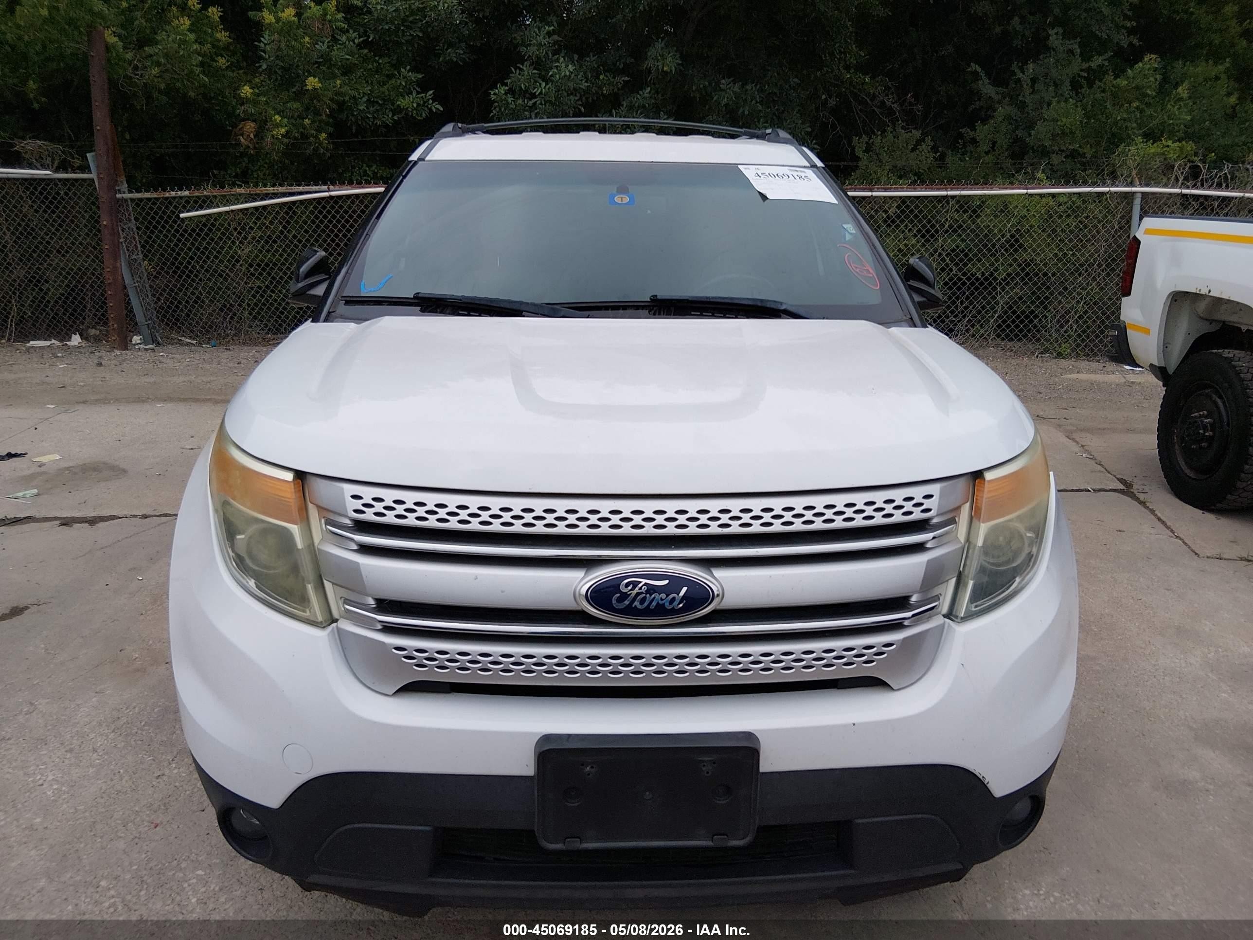 2014 Ford Explorer Xlt White vin: 1FM5K7D86EGC47168