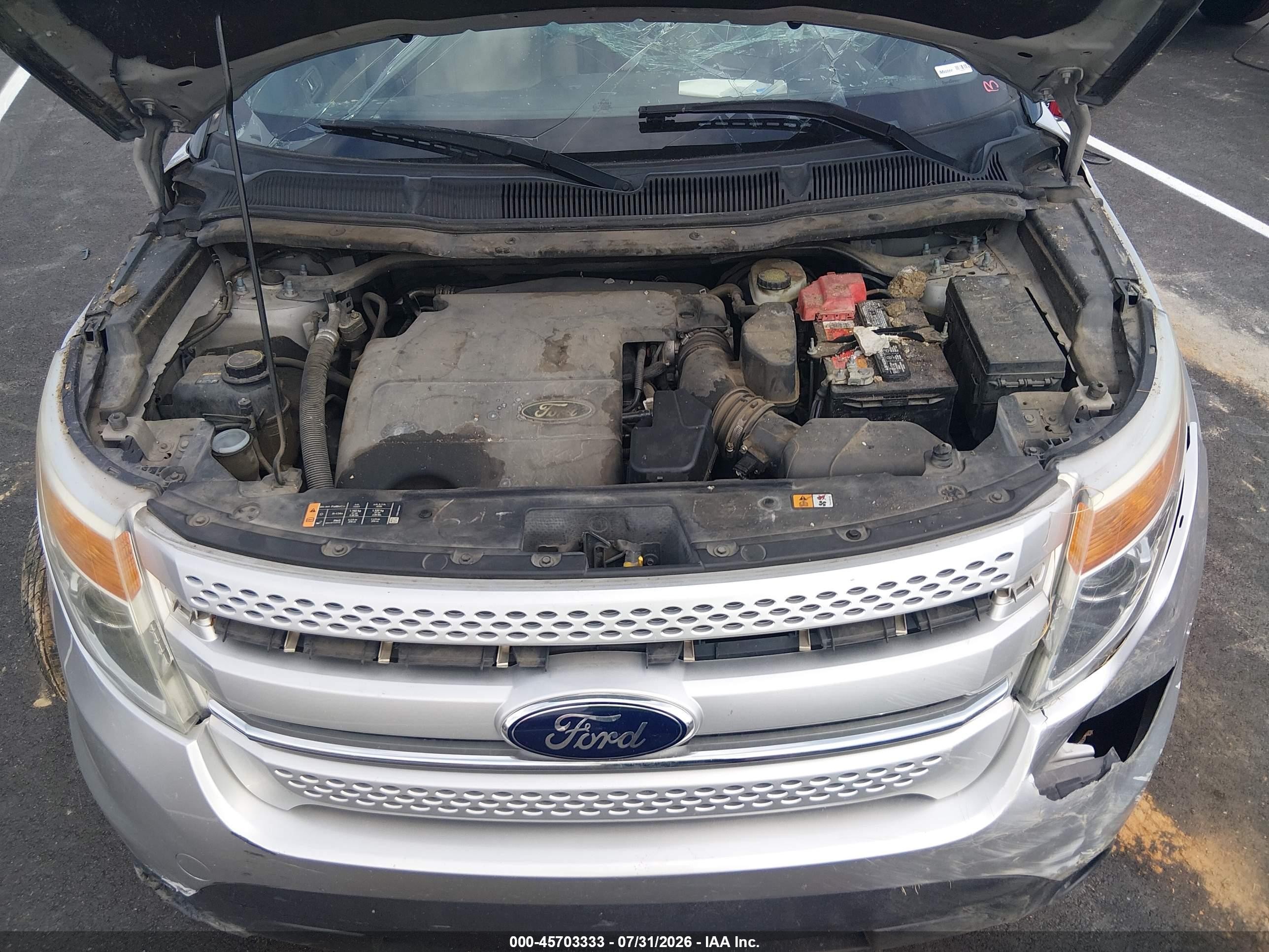 2015 Ford Explorer Xlt Silver vin: 1FM5K7D86FGA12268
