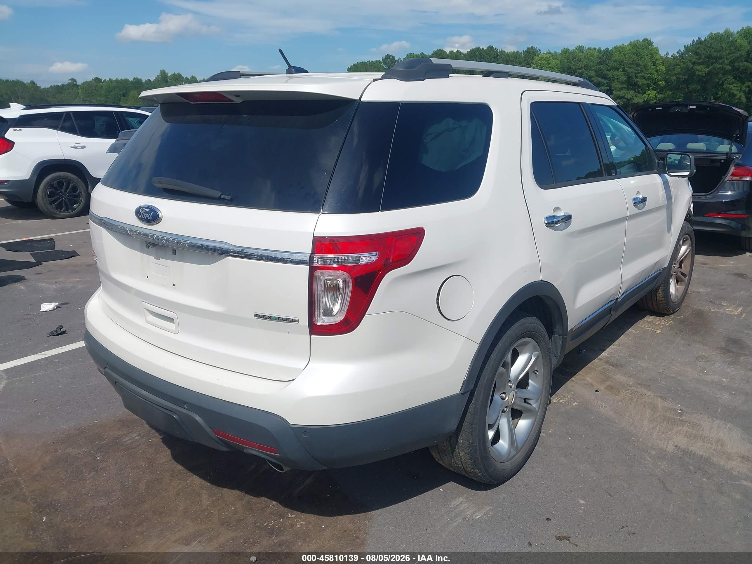 2015 Ford Explorer Xlt Белый vin: 1FM5K7D86FGB22091