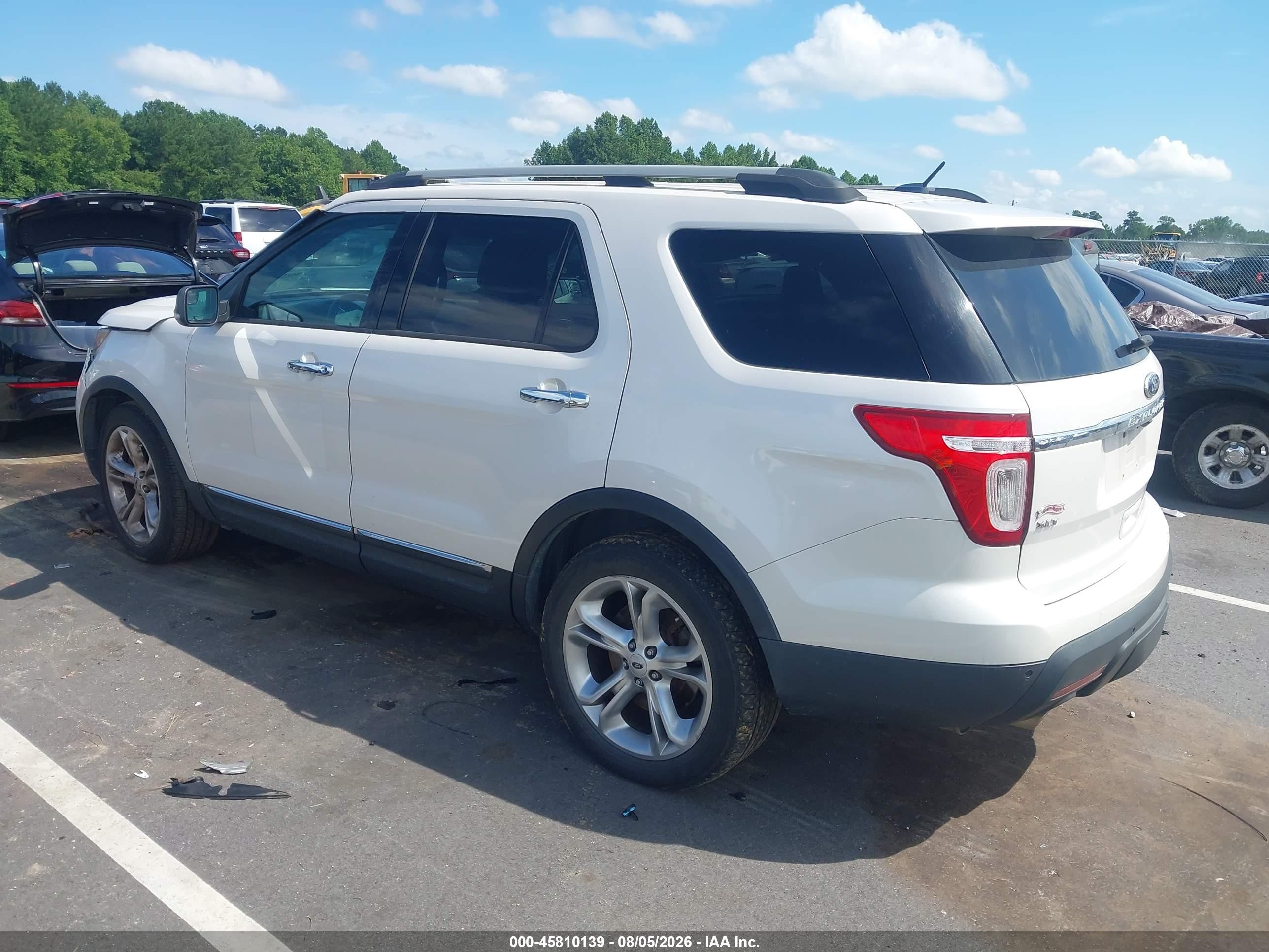 2015 Ford Explorer Xlt Белый vin: 1FM5K7D86FGB22091