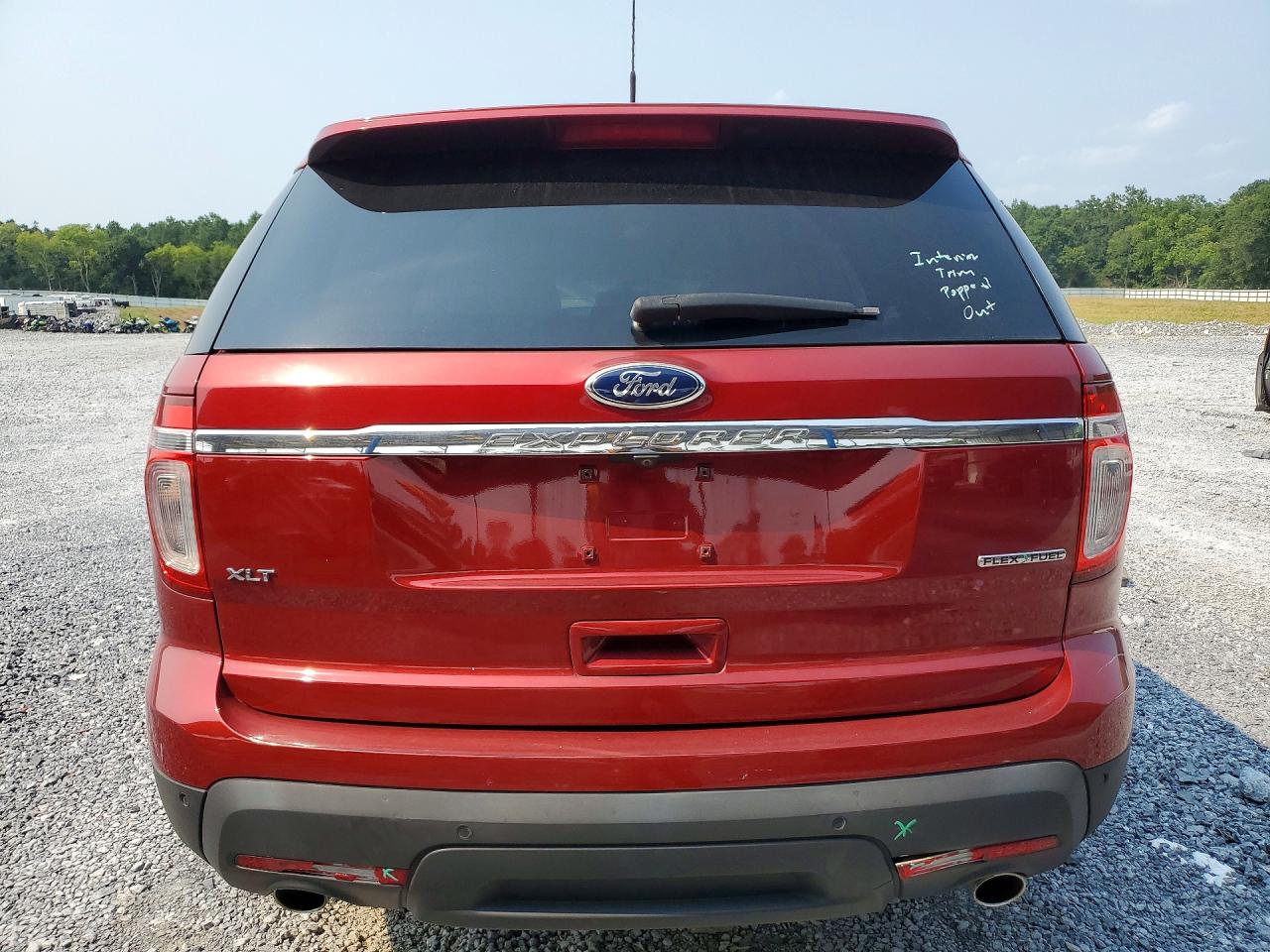 2015 Ford Explorer Xlt Красный vin: 1FM5K7D86FGB22138