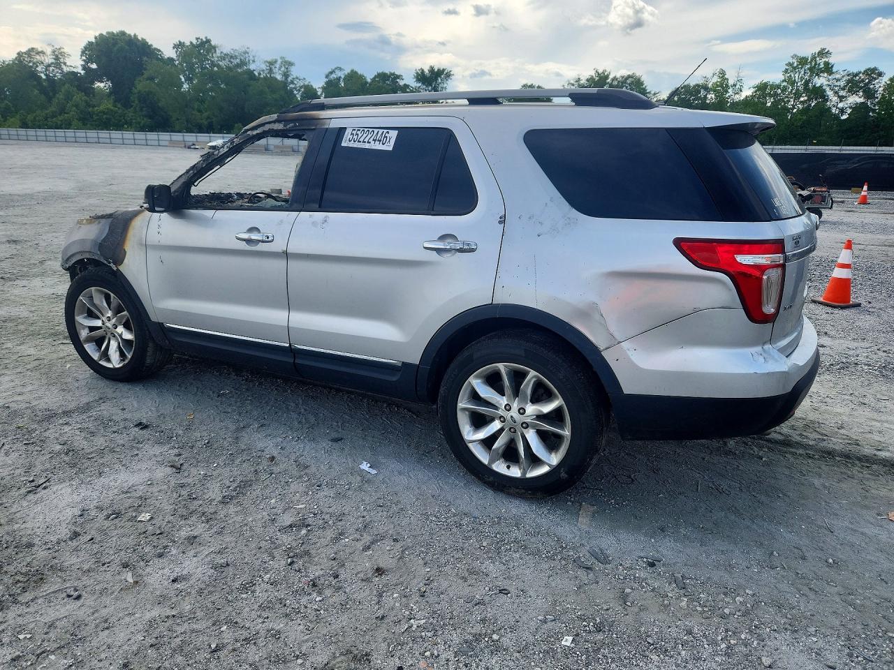 2015 Ford Explorer Xlt Silver vin: 1FM5K7D86FGB52921