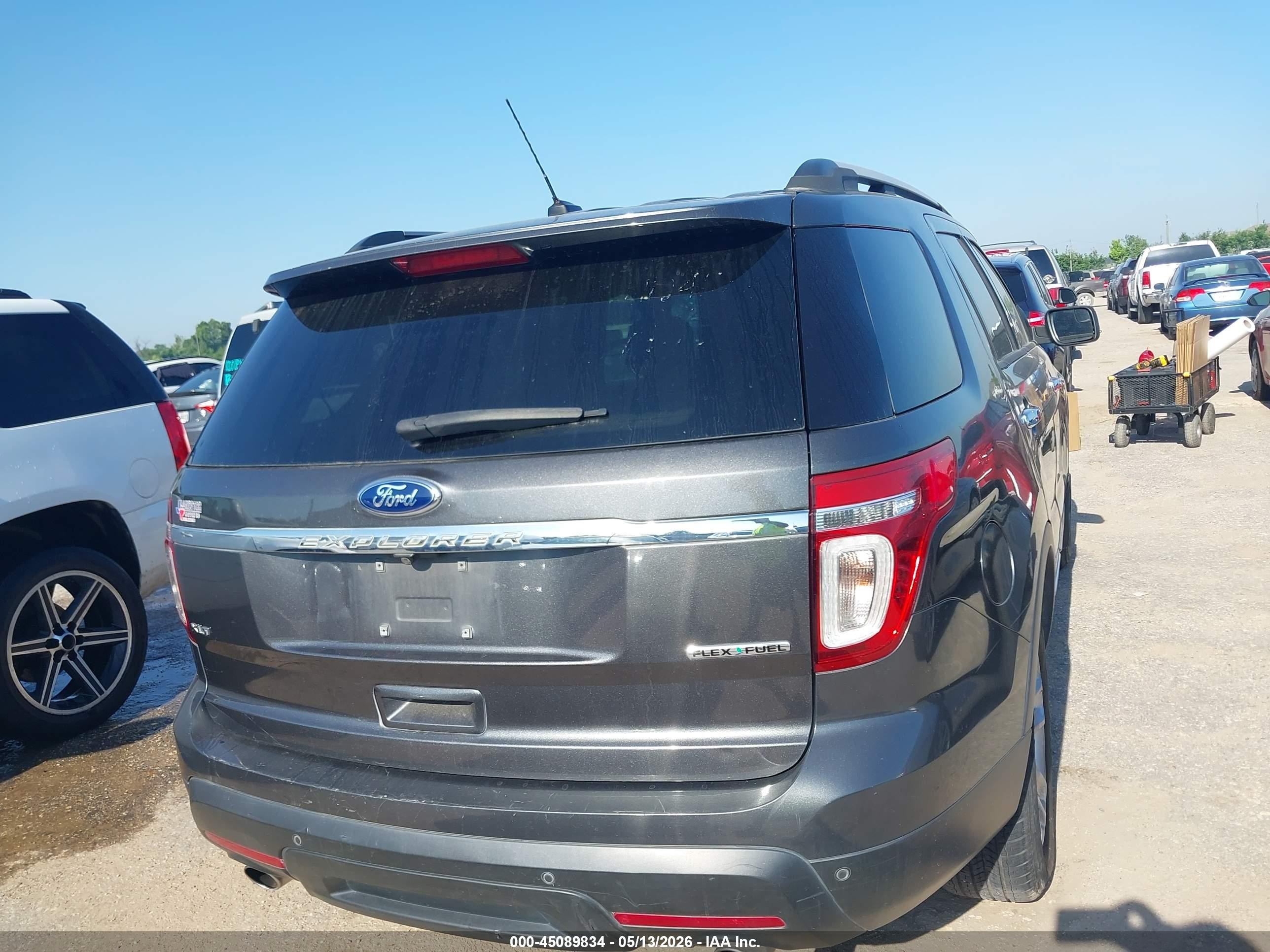 2015 Ford Explorer Xlt Gray vin: 1FM5K7D86FGB58427