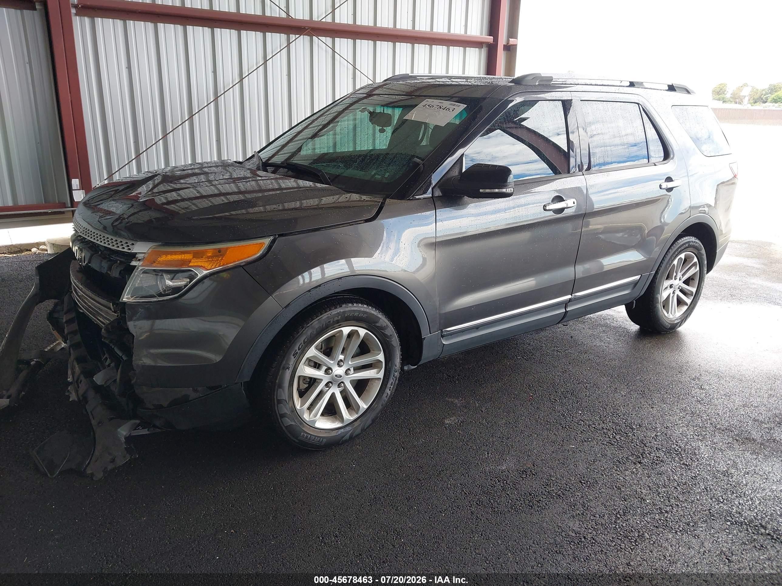 2015 Ford Explorer Xlt Gray vin: 1FM5K7D86FGB67693