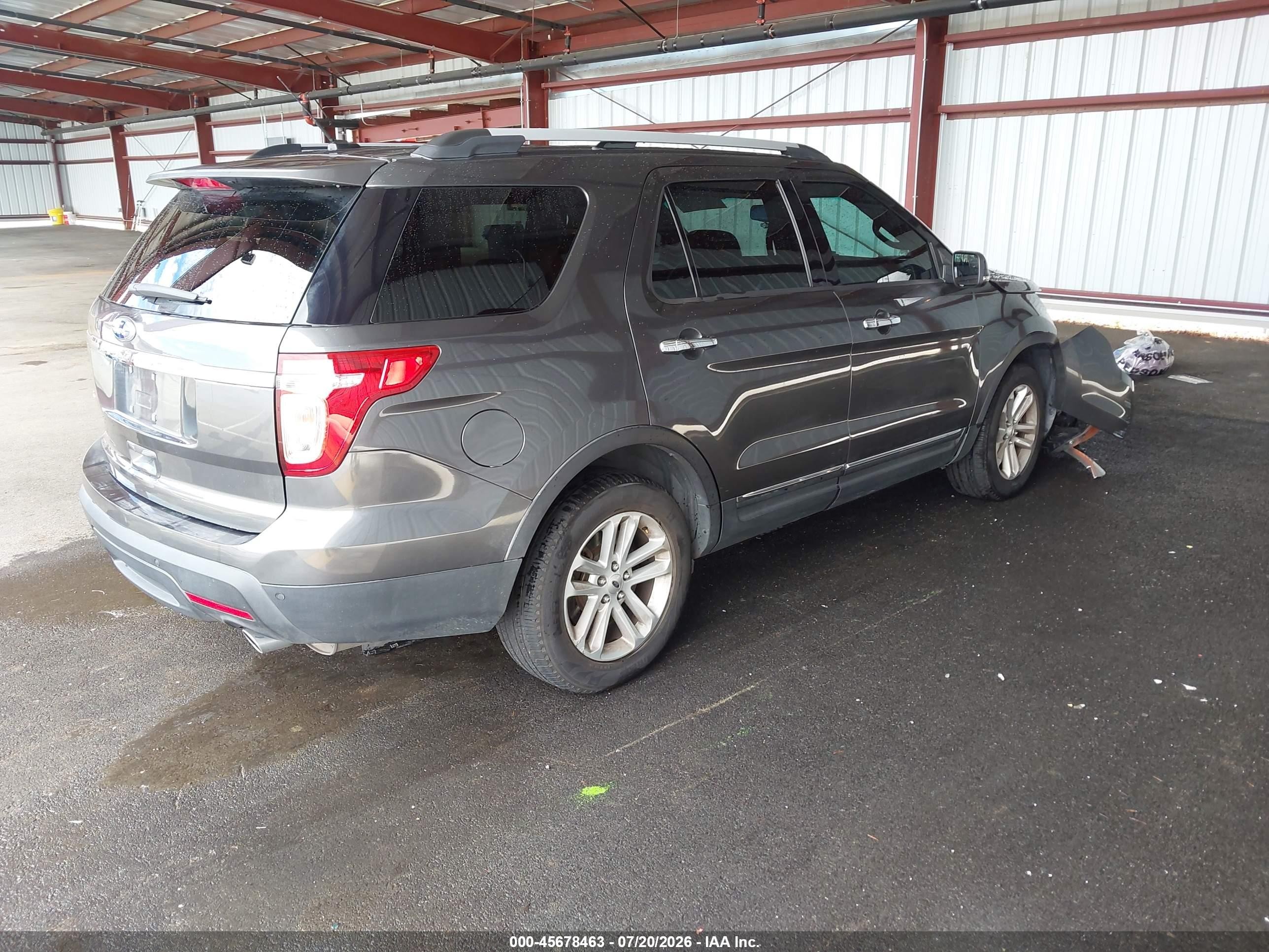 2015 Ford Explorer Xlt Gray vin: 1FM5K7D86FGB67693