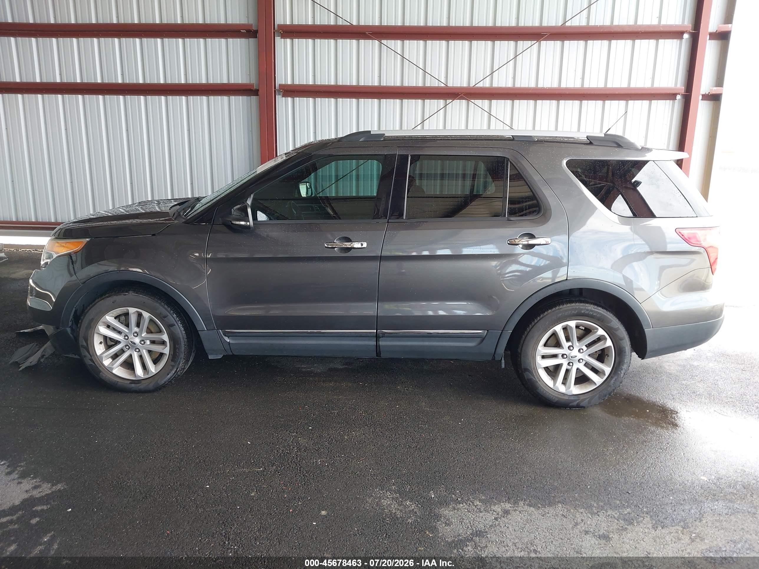 2015 Ford Explorer Xlt Gray vin: 1FM5K7D86FGB67693