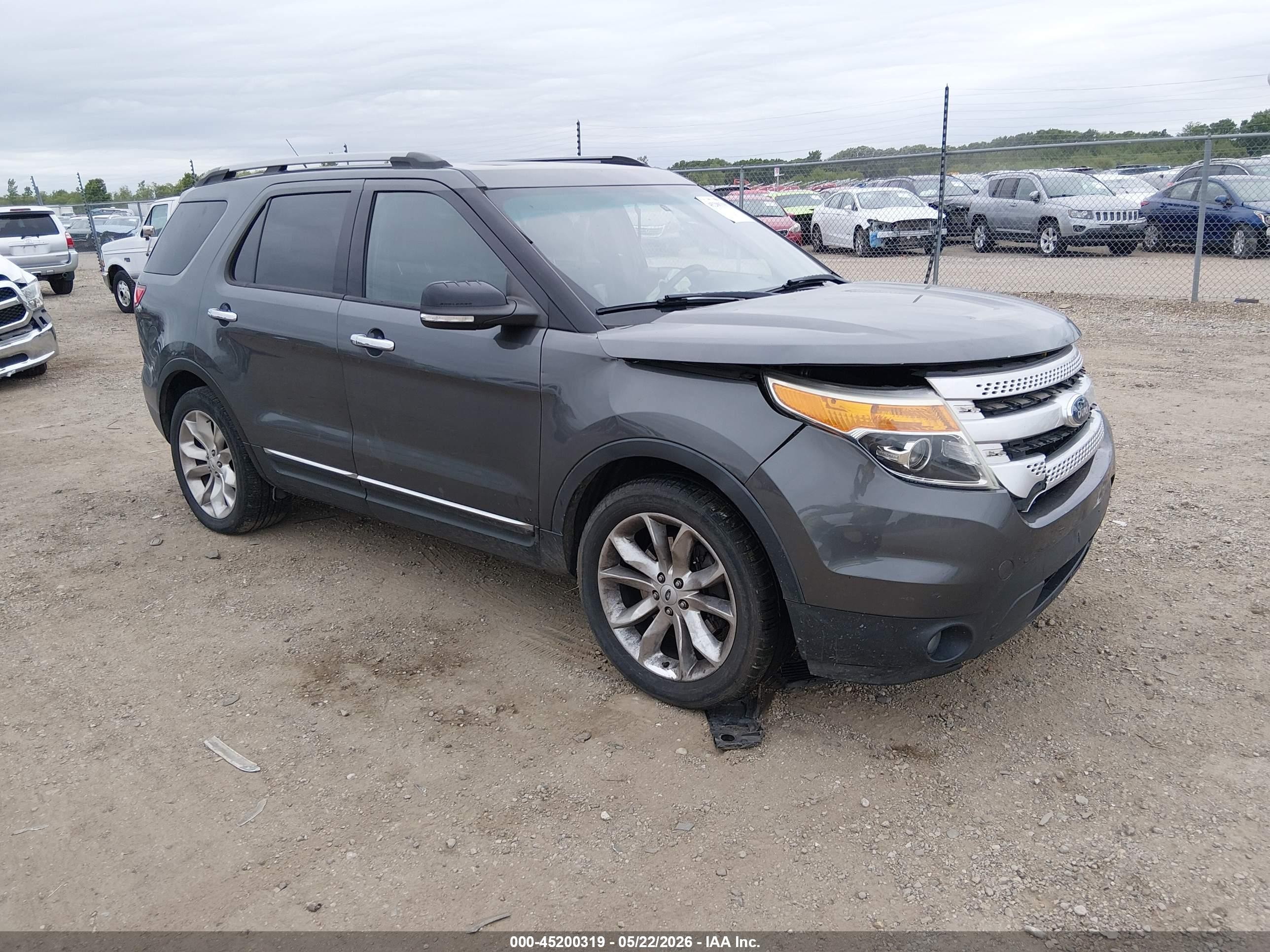 2015 Ford Explorer Xlt Gray vin: 1FM5K7D86FGB72165