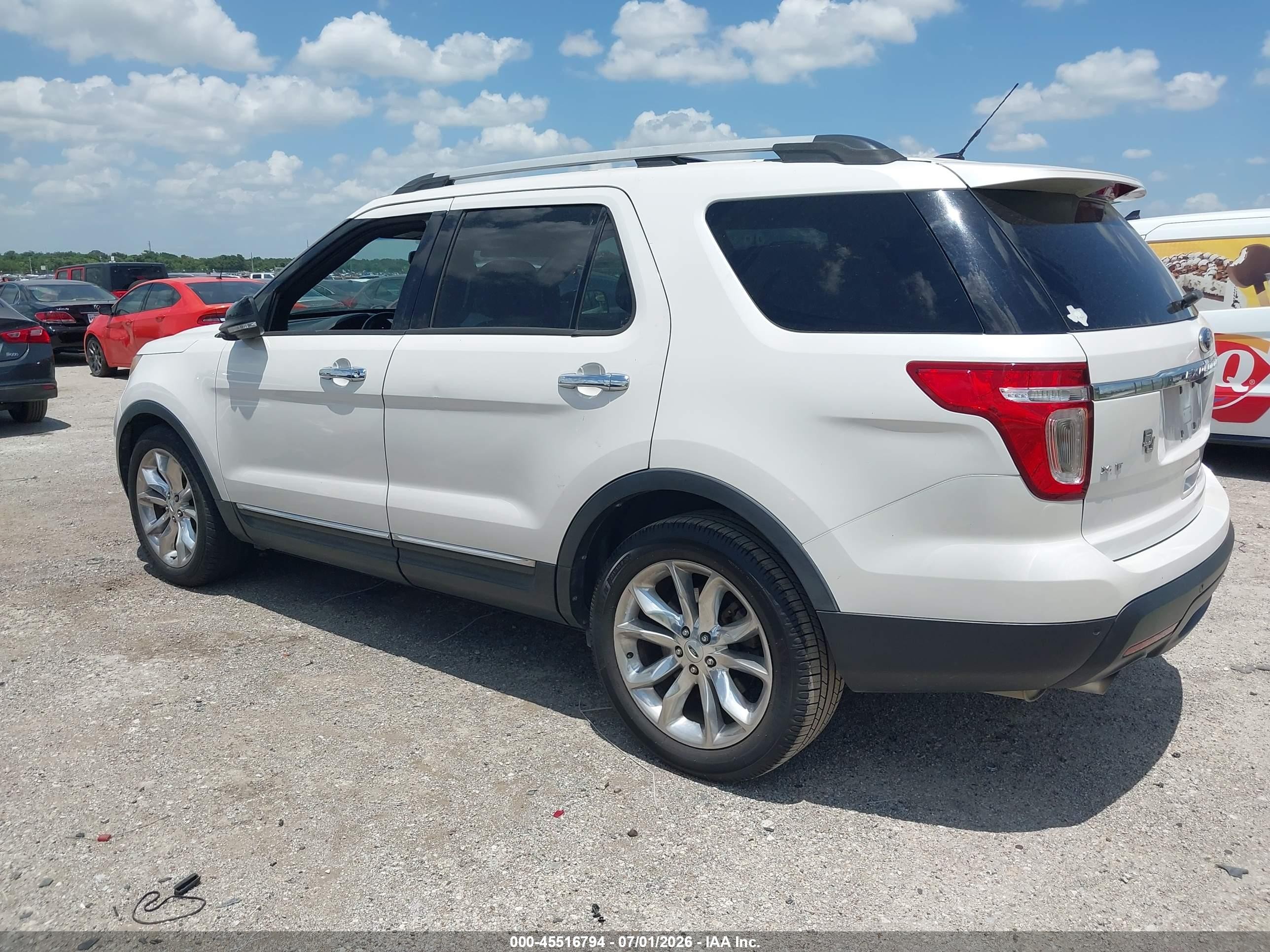 2015 Ford Explorer Xlt Белый vin: 1FM5K7D86FGB95820