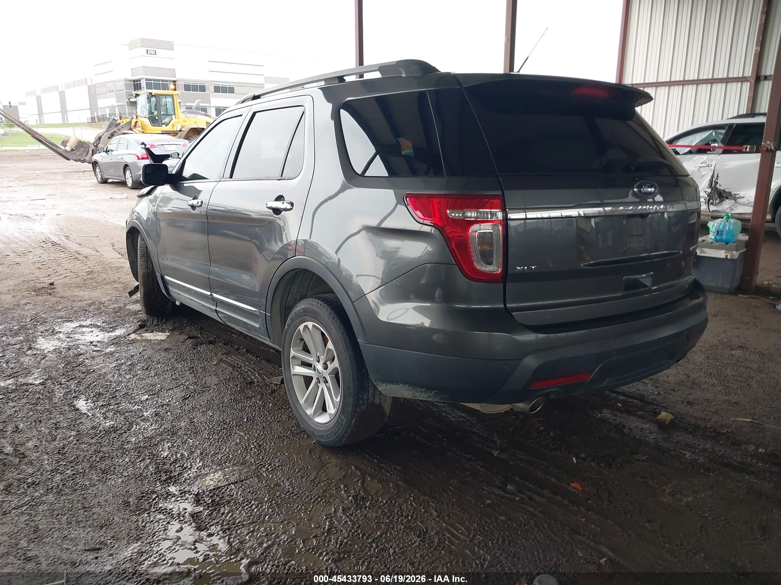 2015 Ford Explorer Xlt Gray vin: 1FM5K7D86FGC15385
