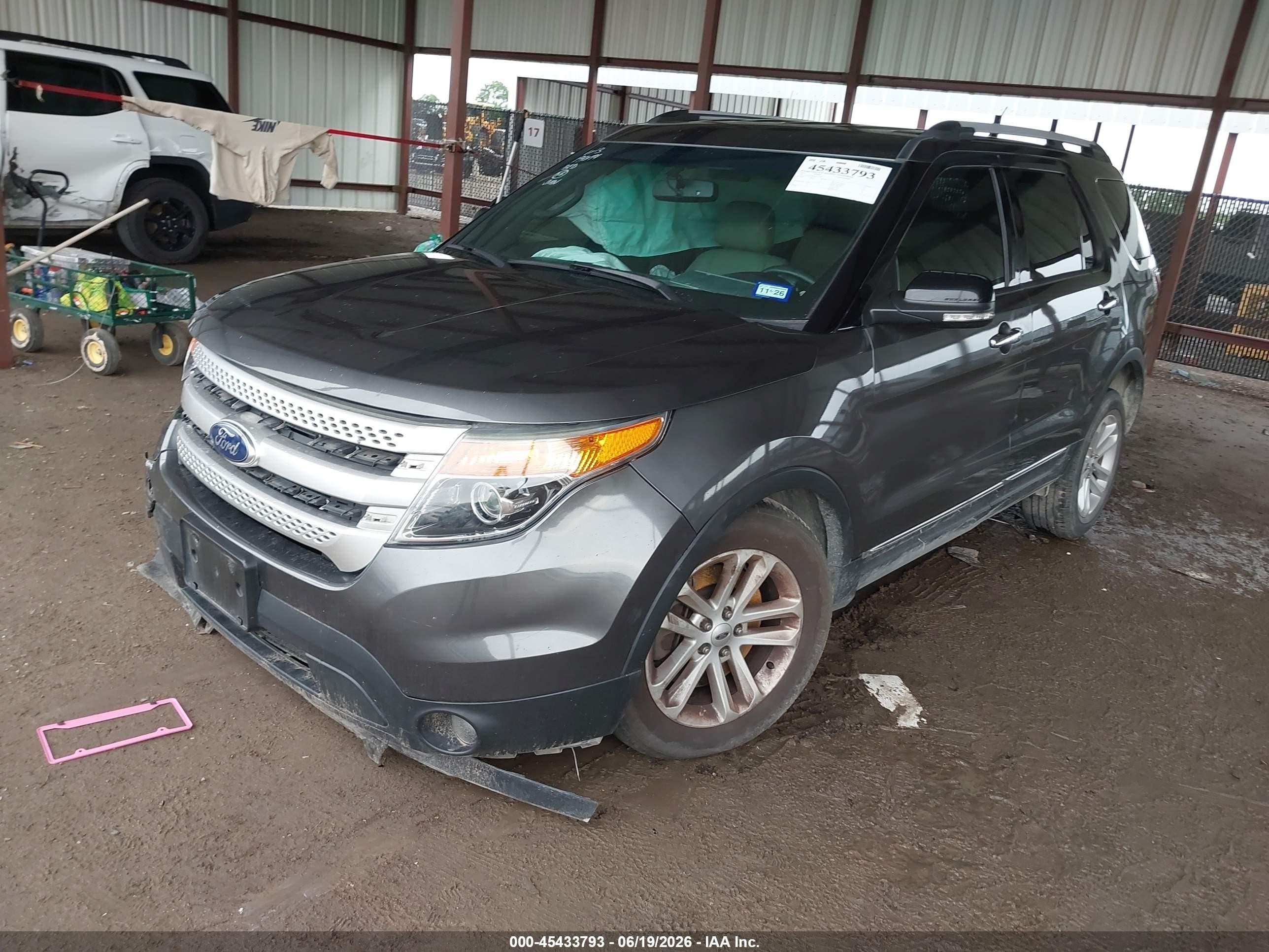2015 Ford Explorer Xlt Gray vin: 1FM5K7D86FGC15385