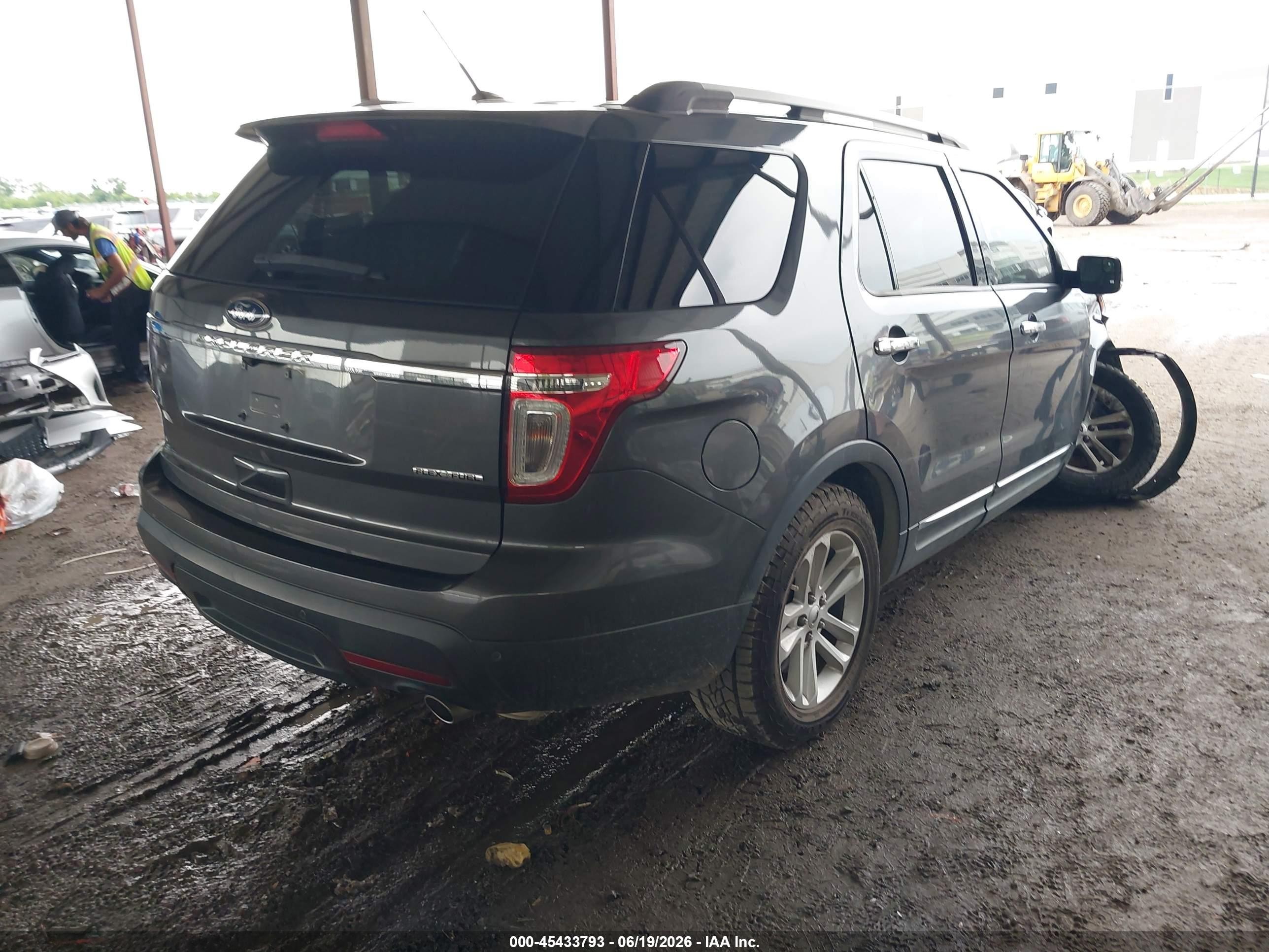 2015 Ford Explorer Xlt Gray vin: 1FM5K7D86FGC15385