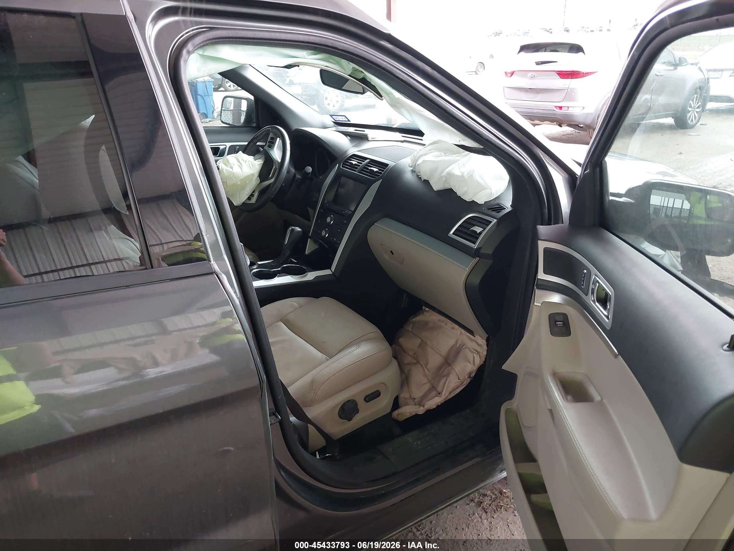 2015 Ford Explorer Xlt Gray vin: 1FM5K7D86FGC15385