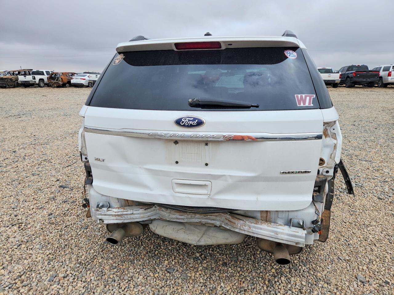 2015 Ford Explorer Xlt Белый vin: 1FM5K7D86FGC15483