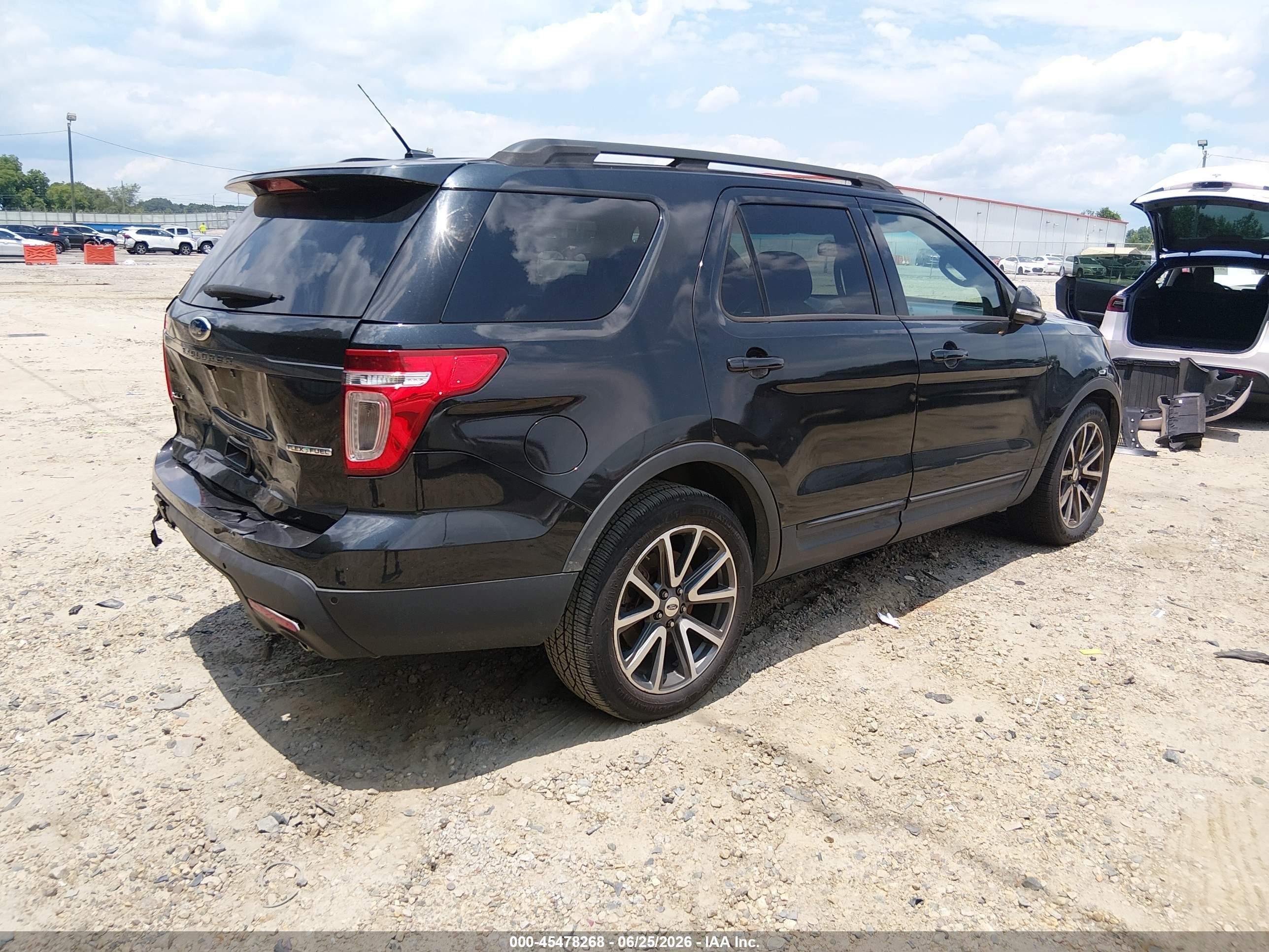 2015 Ford Explorer Xlt Black vin: 1FM5K7D86FGC21218