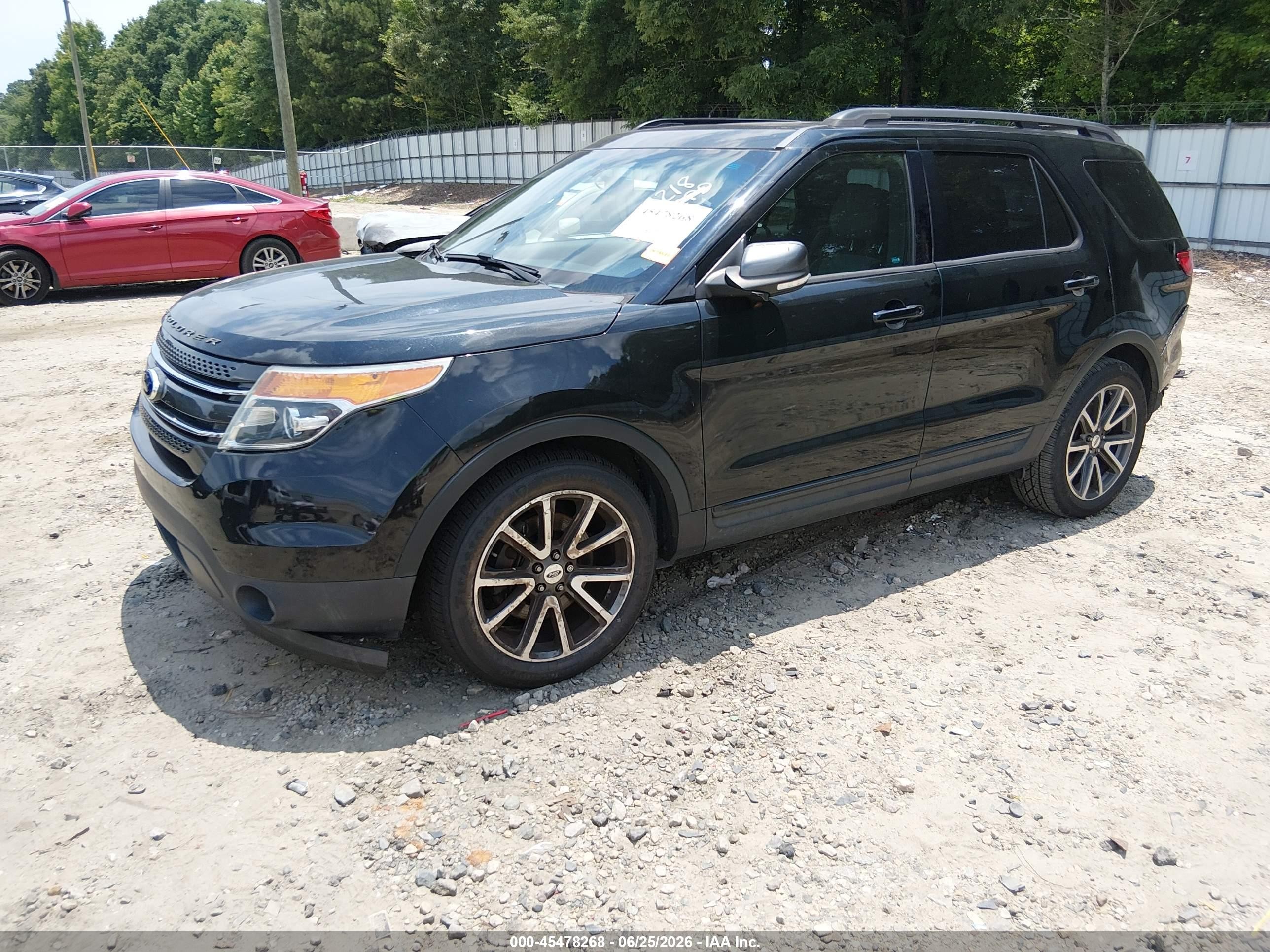 2015 Ford Explorer Xlt Black vin: 1FM5K7D86FGC21218