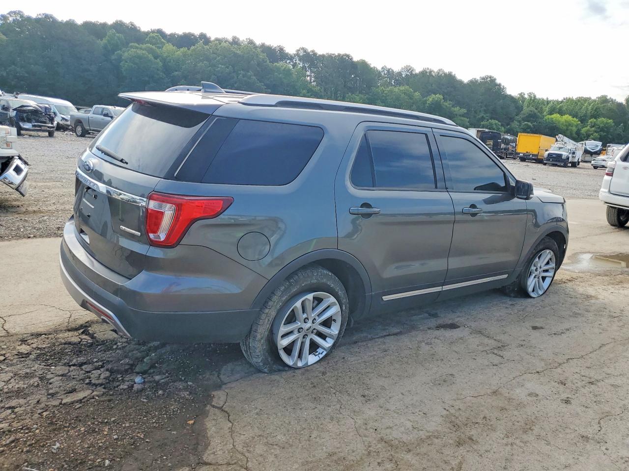 2016 Ford Explorer Xlt Gray vin: 1FM5K7D86GGB39152