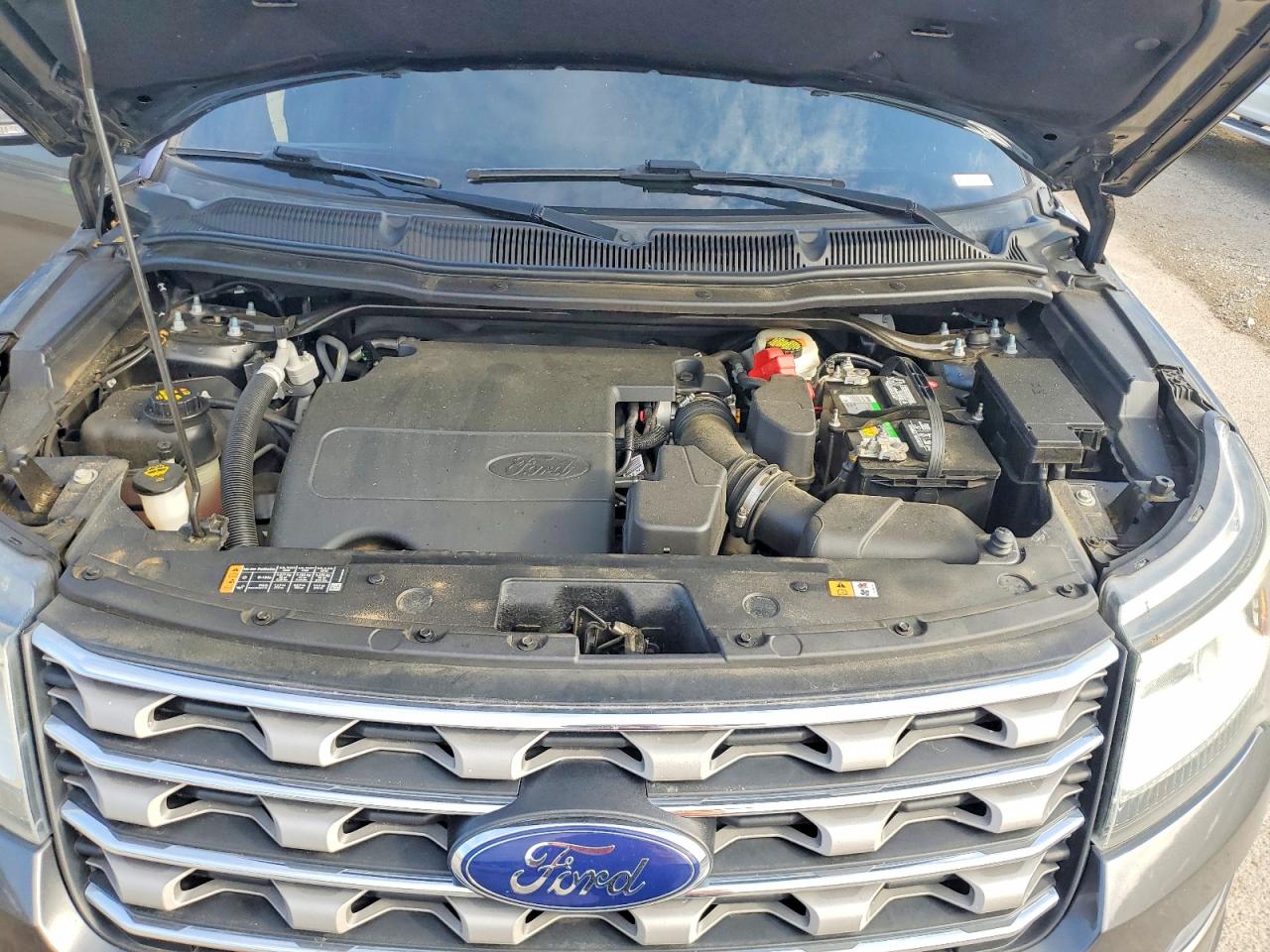 2016 Ford Explorer Xlt Gray vin: 1FM5K7D86GGB39152