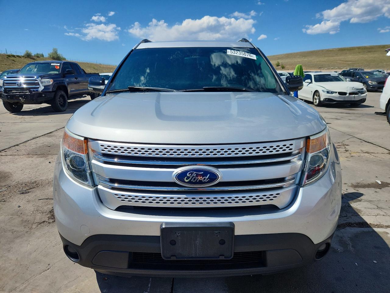 2013 Ford Explorer Xlt Silver vin: 1FM5K7D87DGA17542
