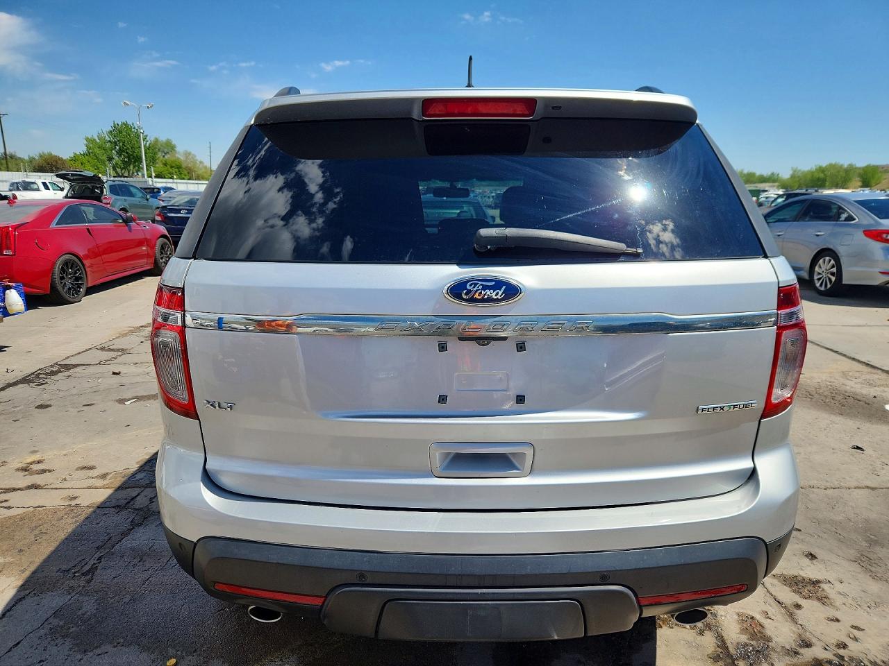 2013 Ford Explorer Xlt Silver vin: 1FM5K7D87DGA17542