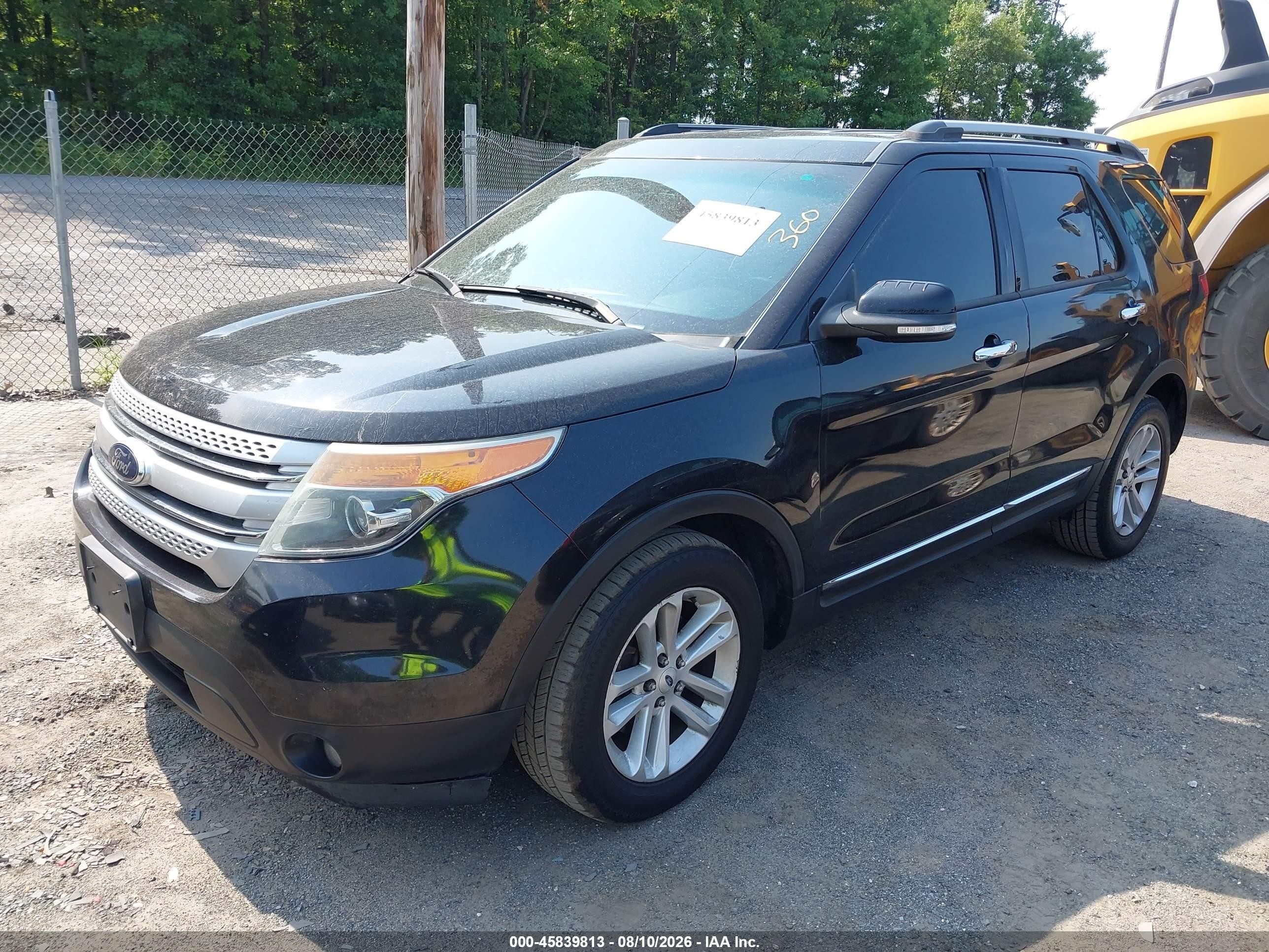 2013 Ford Explorer Xlt Black vin: 1FM5K7D87DGA69849