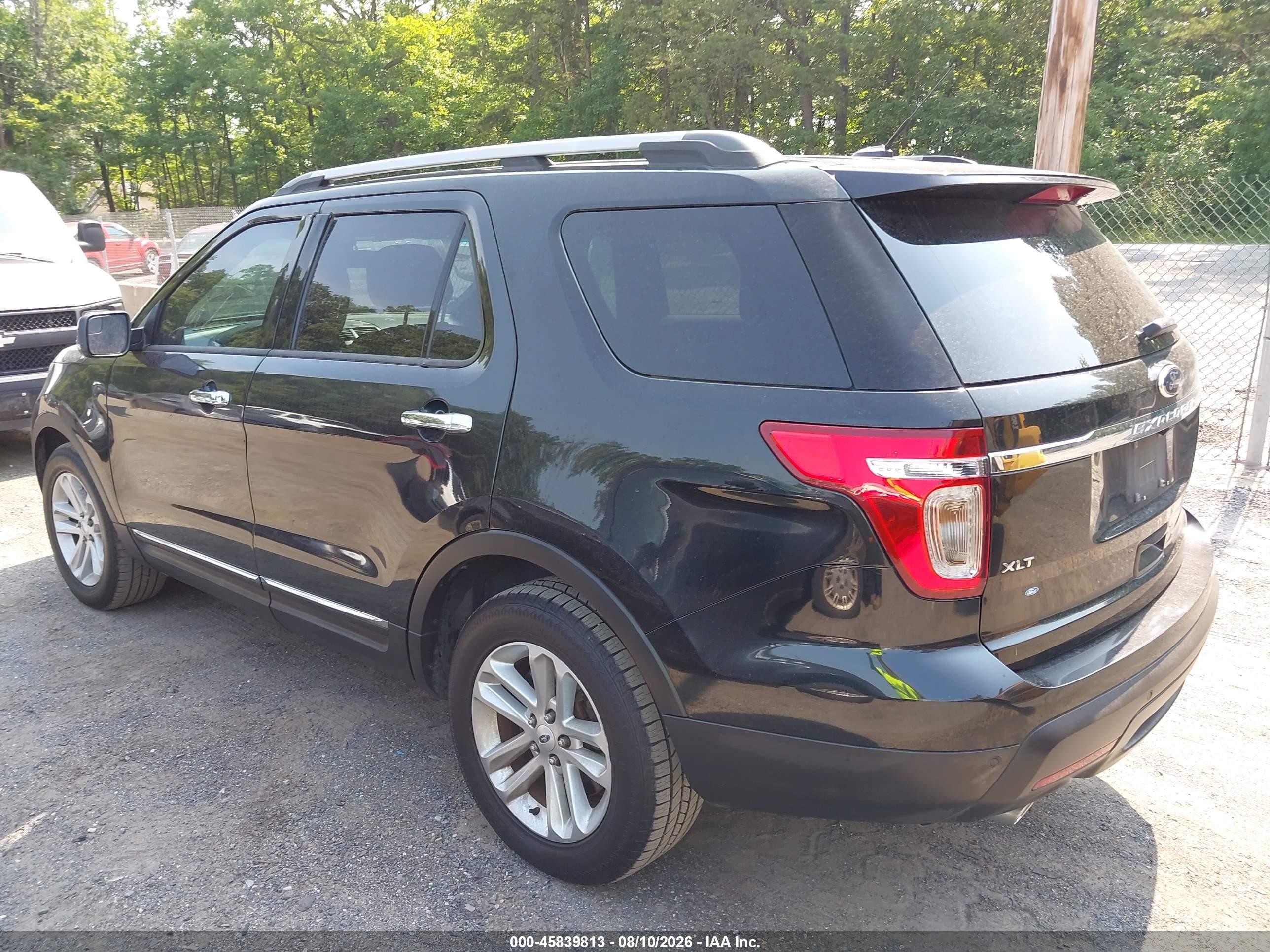 2013 Ford Explorer Xlt Black vin: 1FM5K7D87DGA69849