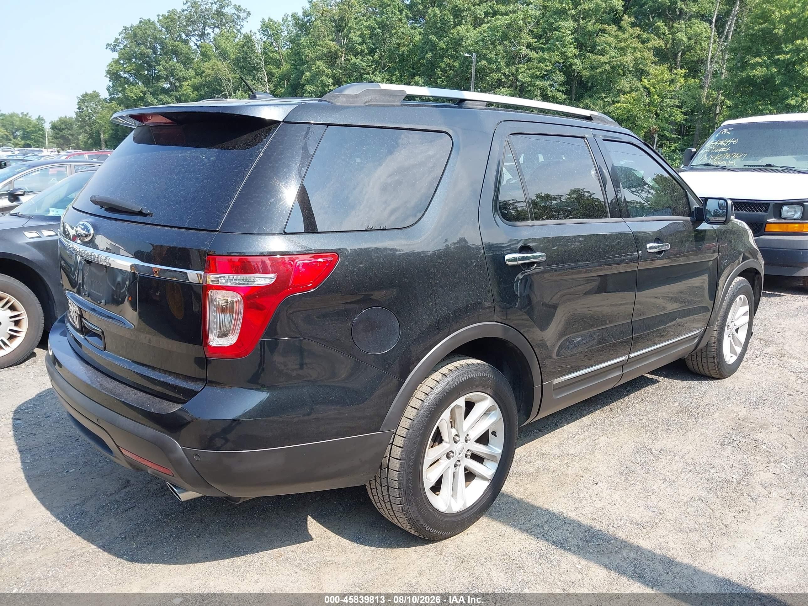 2013 Ford Explorer Xlt Black vin: 1FM5K7D87DGA69849