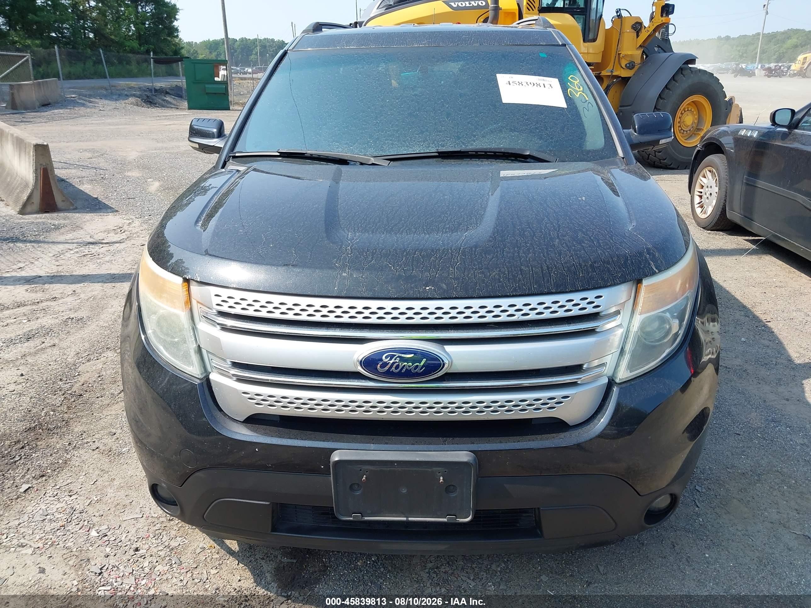 2013 Ford Explorer Xlt Black vin: 1FM5K7D87DGA69849