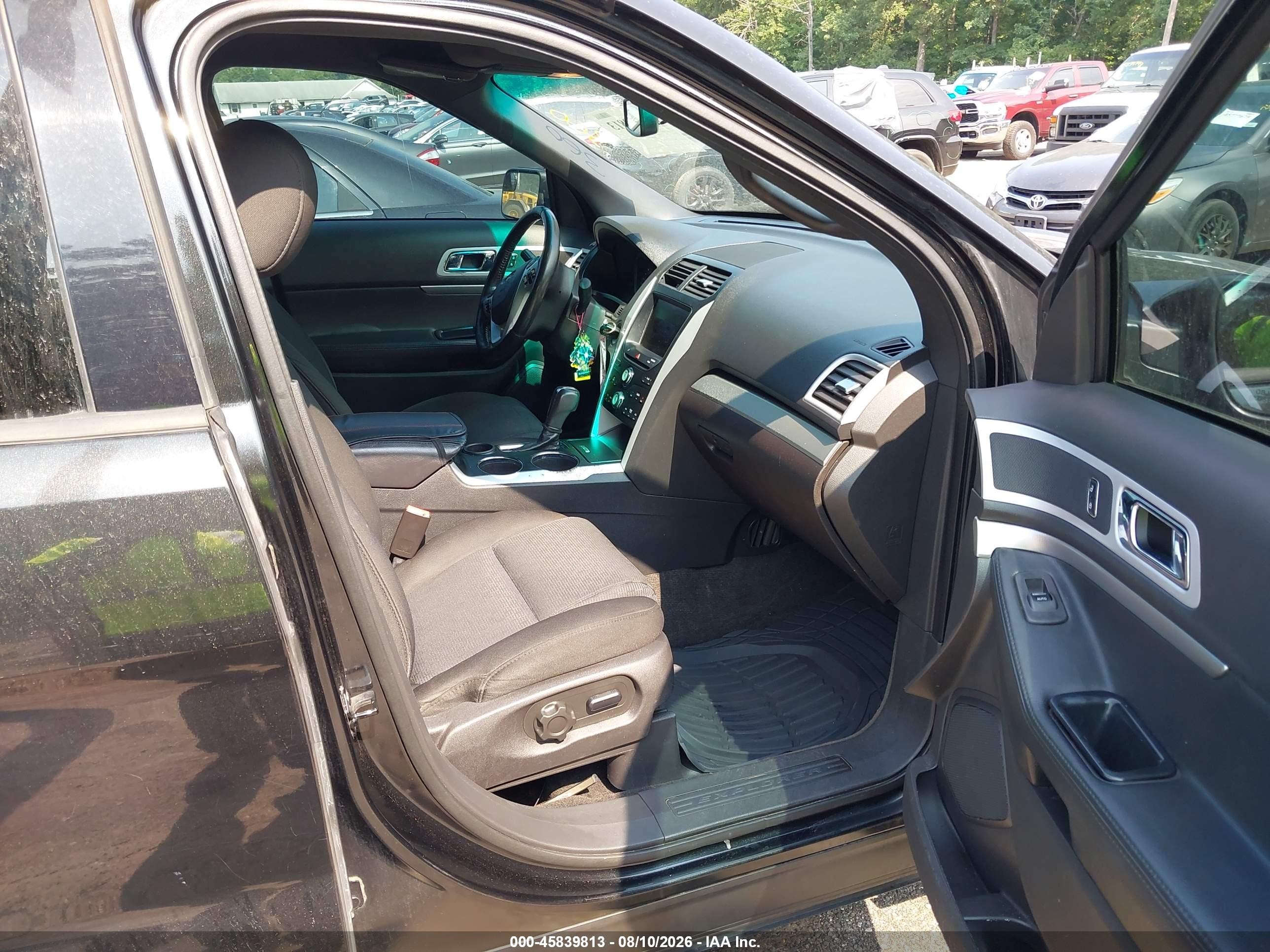 2013 Ford Explorer Xlt Black vin: 1FM5K7D87DGA69849