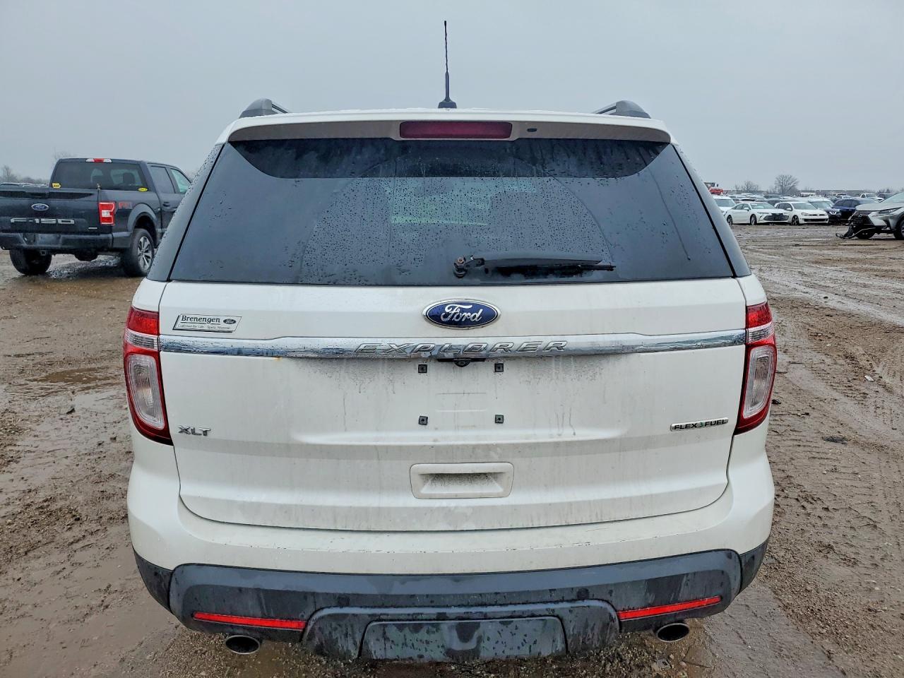 2013 Ford Explorer Xlt White vin: 1FM5K7D87DGA75294