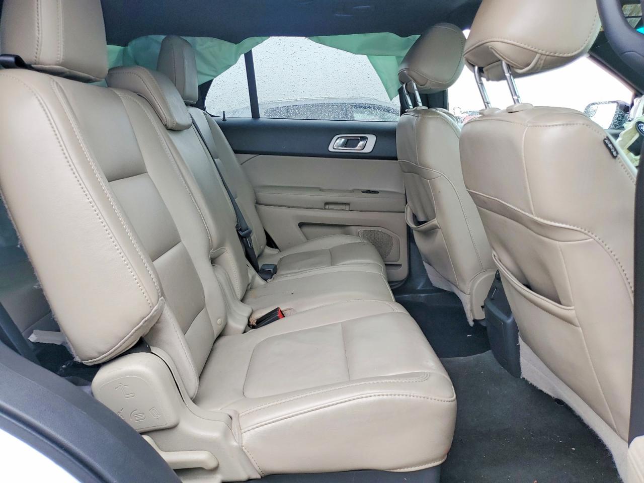 2013 Ford Explorer Xlt White vin: 1FM5K7D87DGA75294