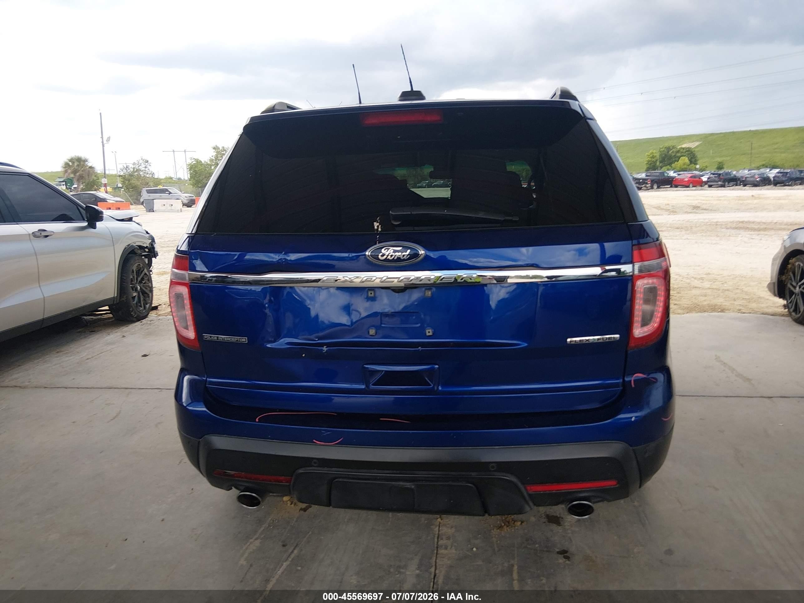 2013 Ford Explorer Xlt Blue vin: 1FM5K7D87DGA82682
