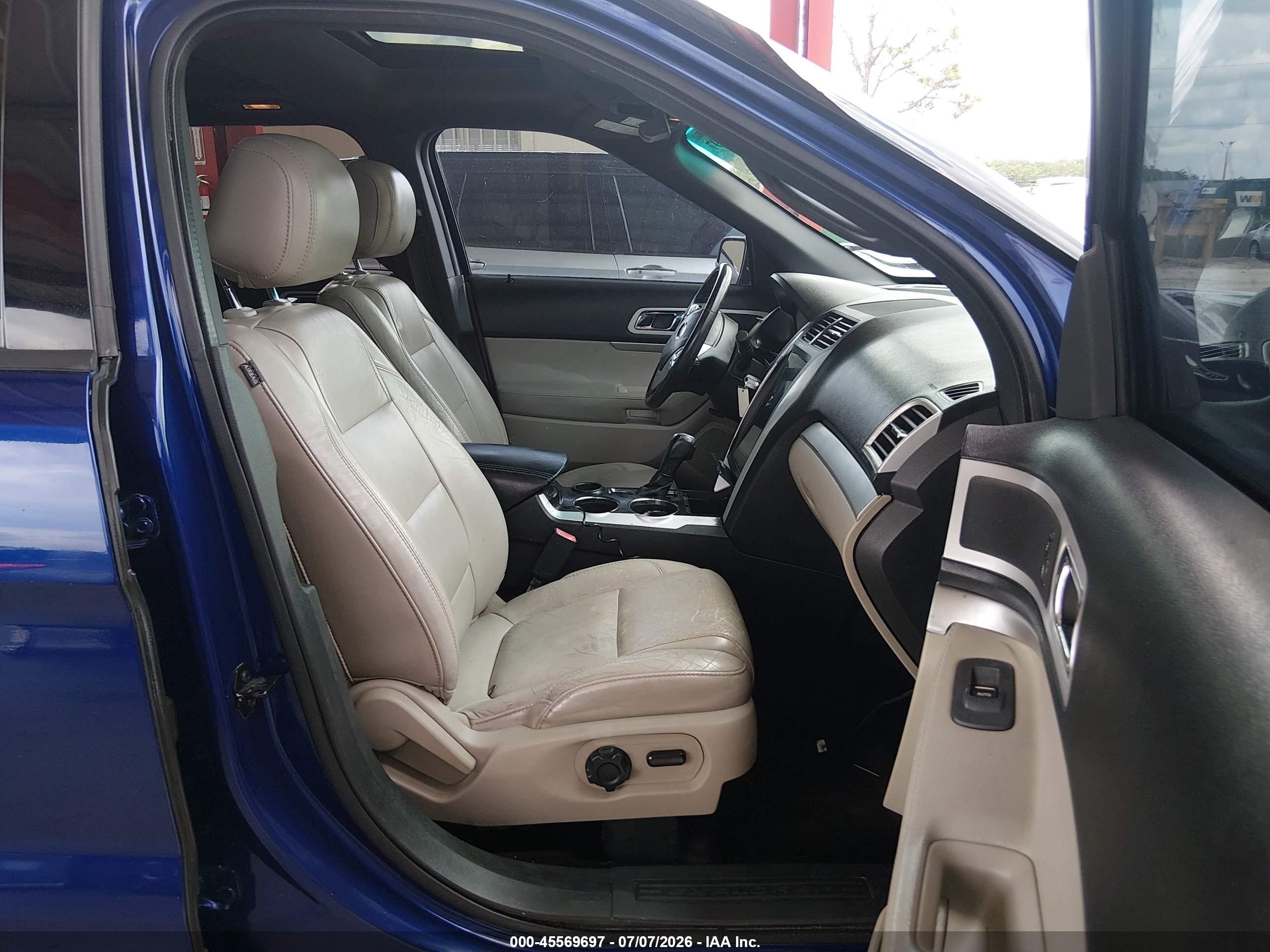 2013 Ford Explorer Xlt Blue vin: 1FM5K7D87DGA82682