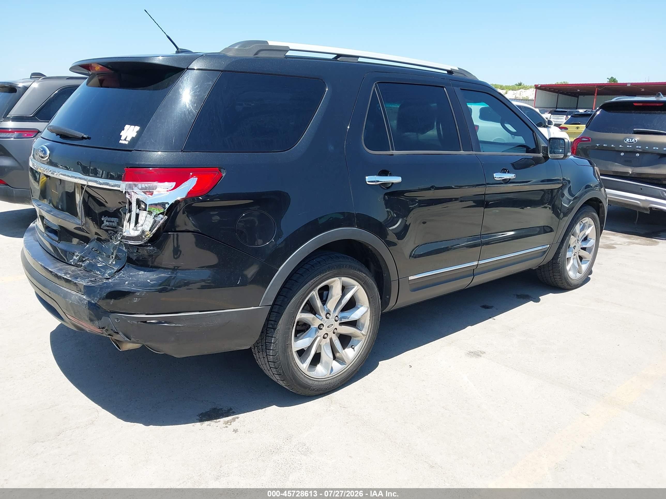 2013 Ford Explorer Xlt Черный vin: 1FM5K7D87DGB43206
