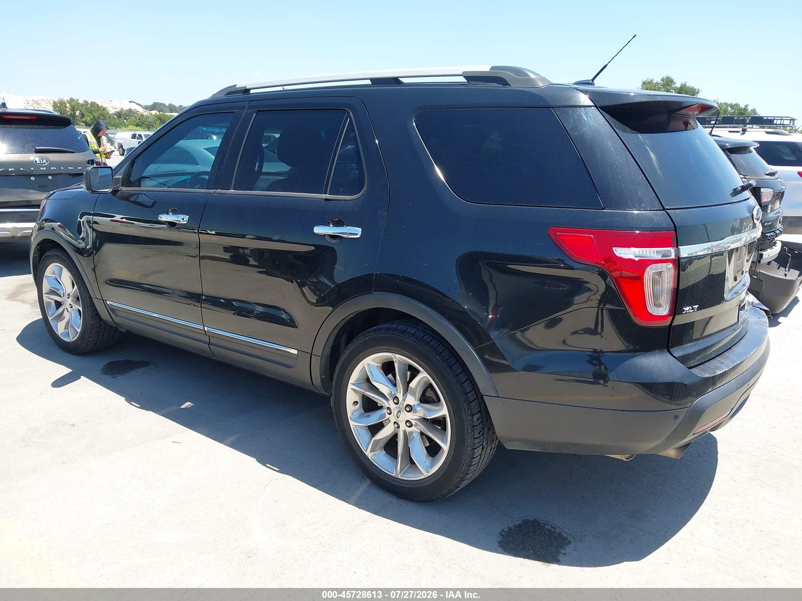 2013 Ford Explorer Xlt Черный vin: 1FM5K7D87DGB43206