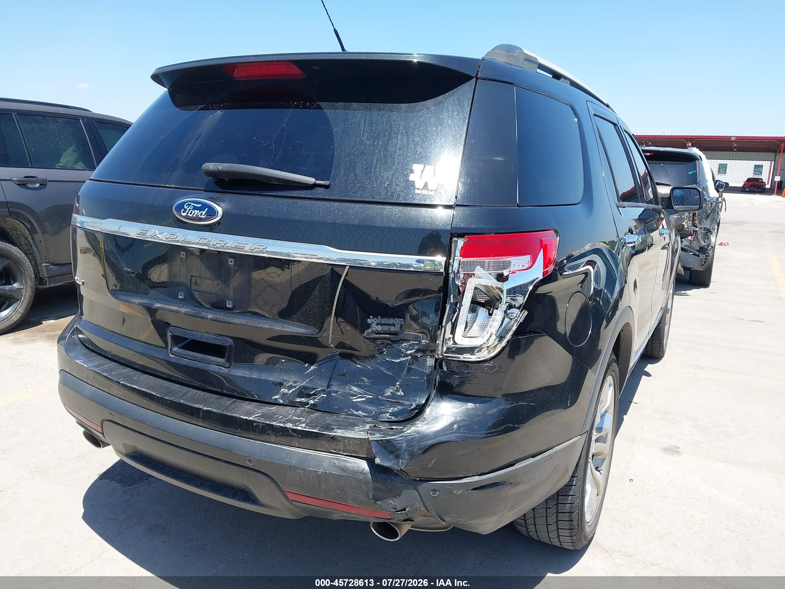 2013 Ford Explorer Xlt Черный vin: 1FM5K7D87DGB43206