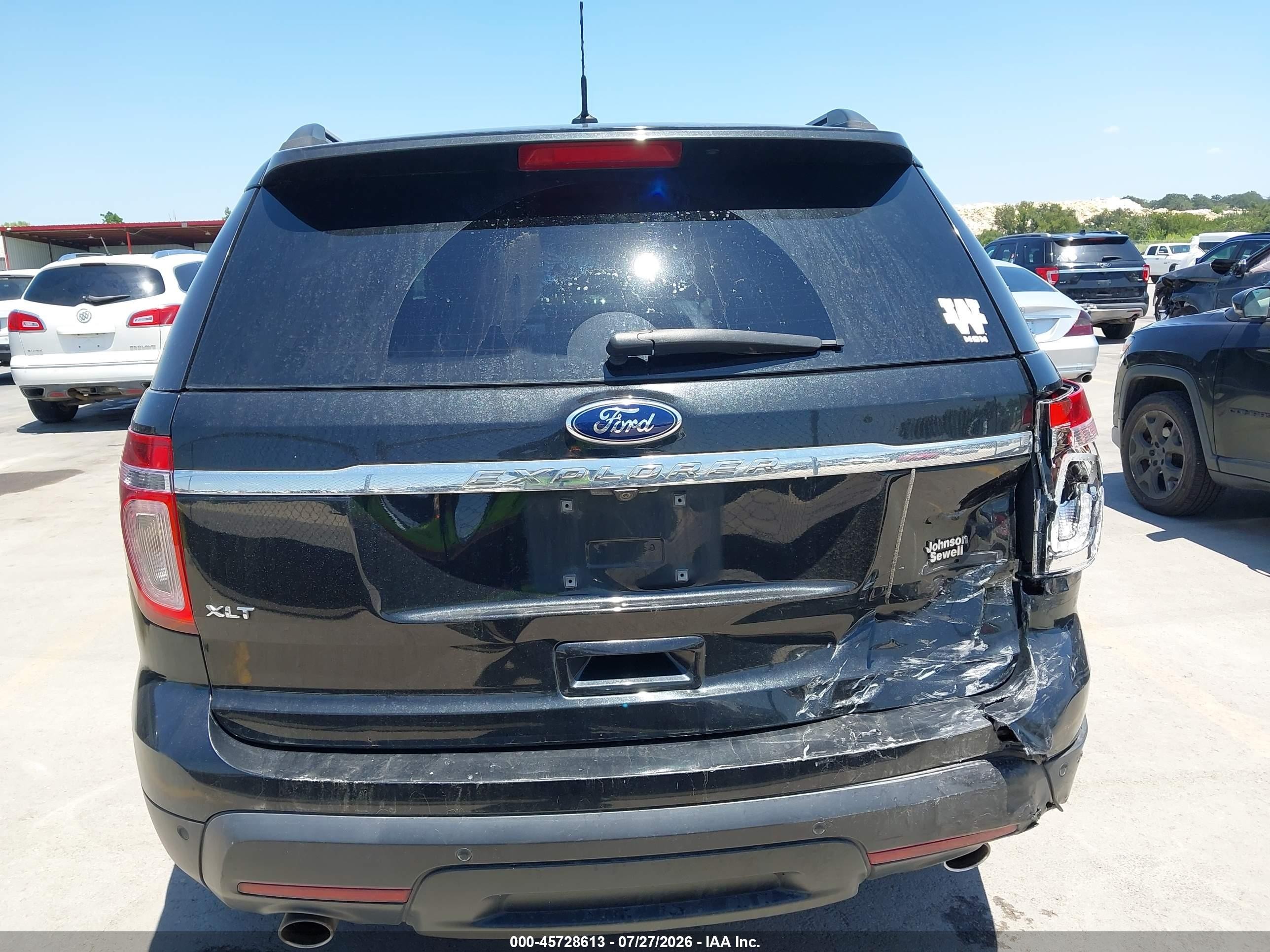 2013 Ford Explorer Xlt Черный vin: 1FM5K7D87DGB43206
