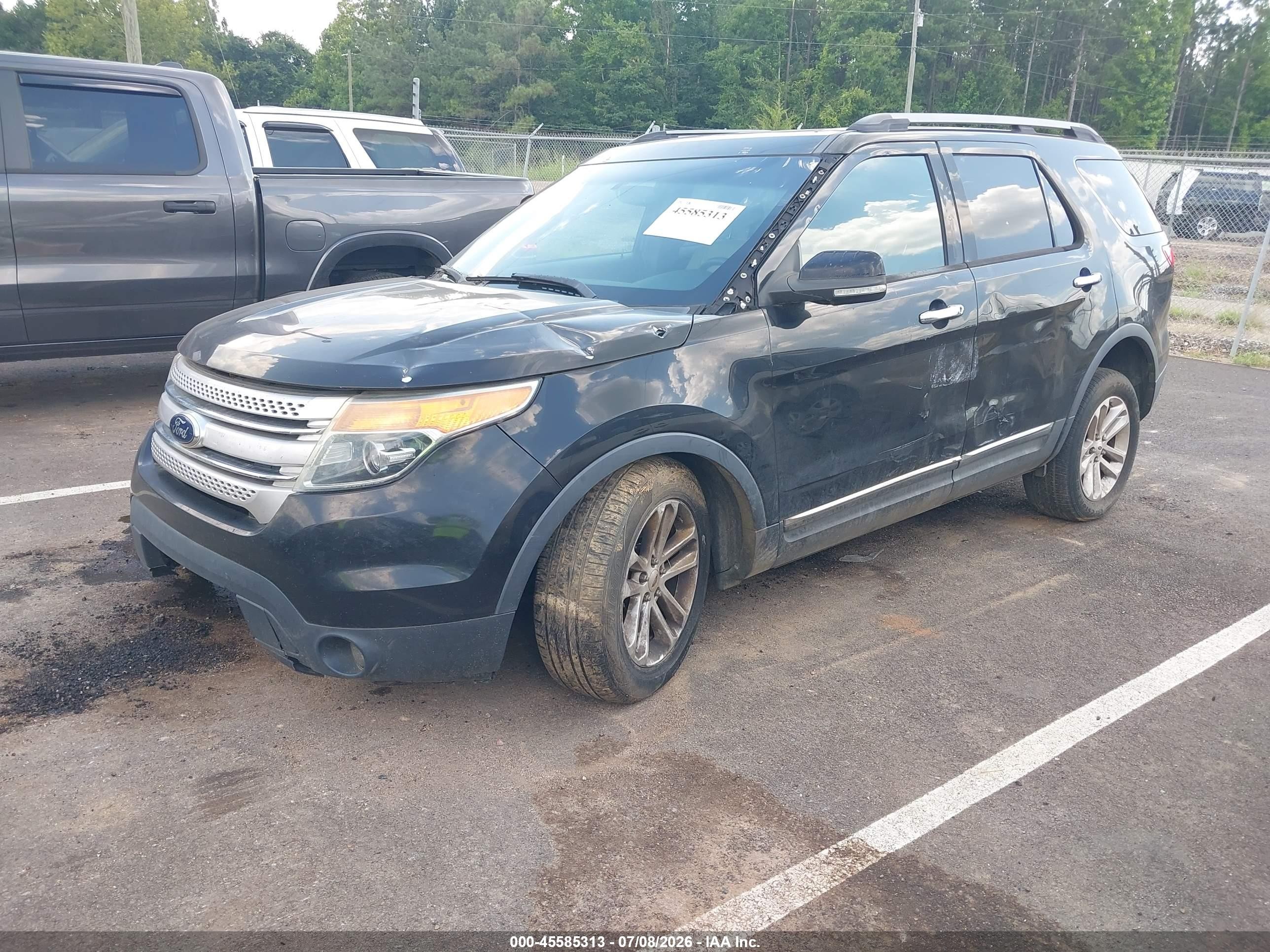 2013 Ford Explorer Xlt Black vin: 1FM5K7D87DGC68092