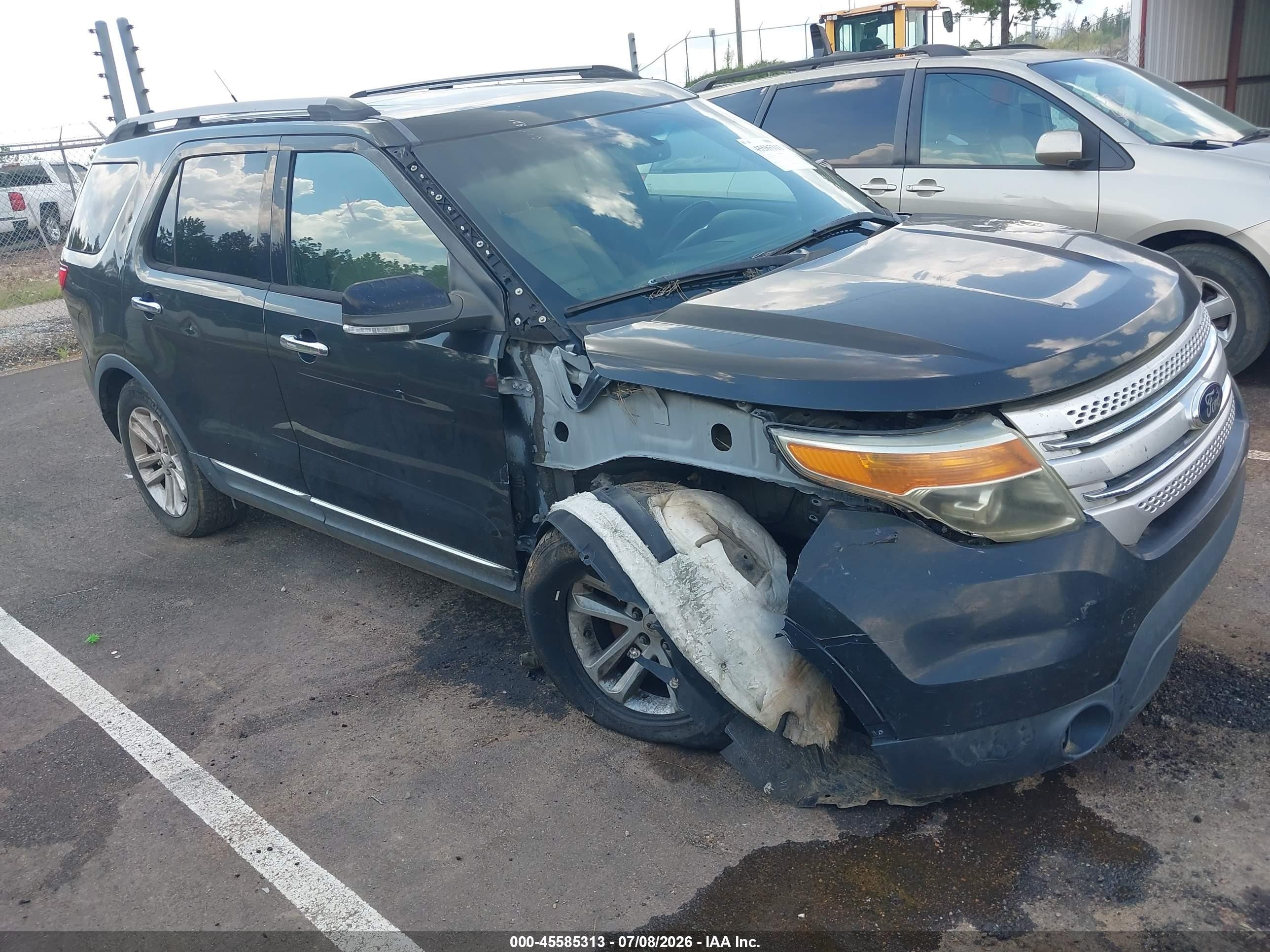 2013 Ford Explorer Xlt Black vin: 1FM5K7D87DGC68092