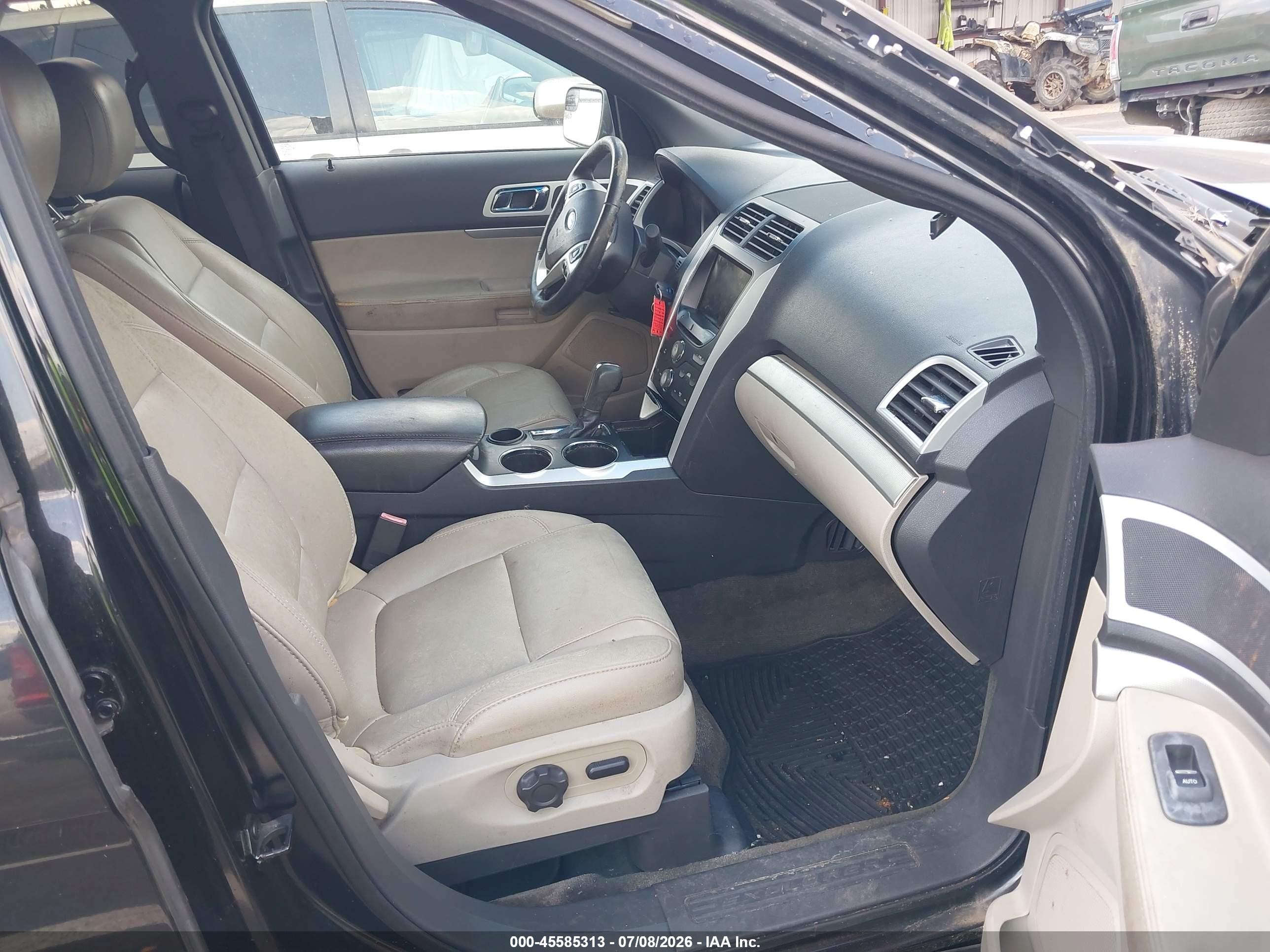 2013 Ford Explorer Xlt Black vin: 1FM5K7D87DGC68092