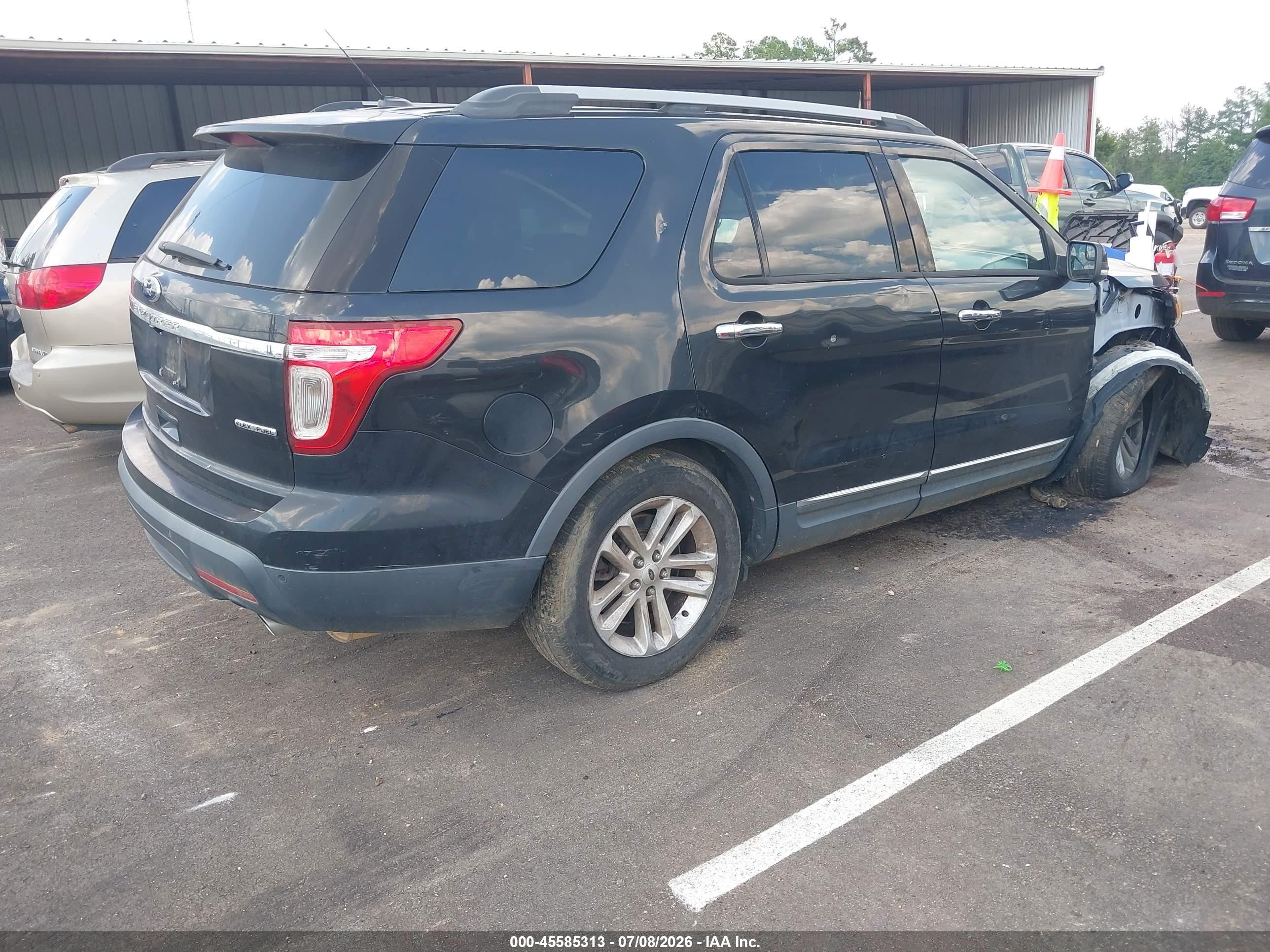 2013 Ford Explorer Xlt Black vin: 1FM5K7D87DGC68092
