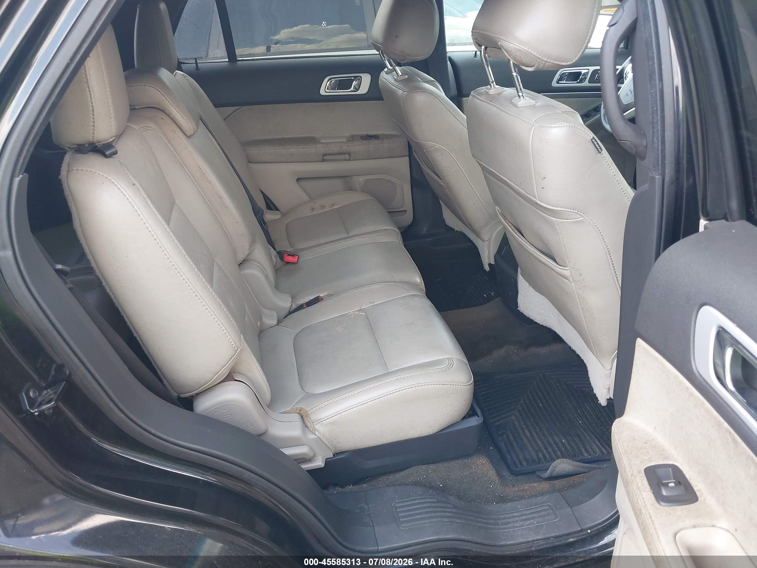 2013 Ford Explorer Xlt Black vin: 1FM5K7D87DGC68092