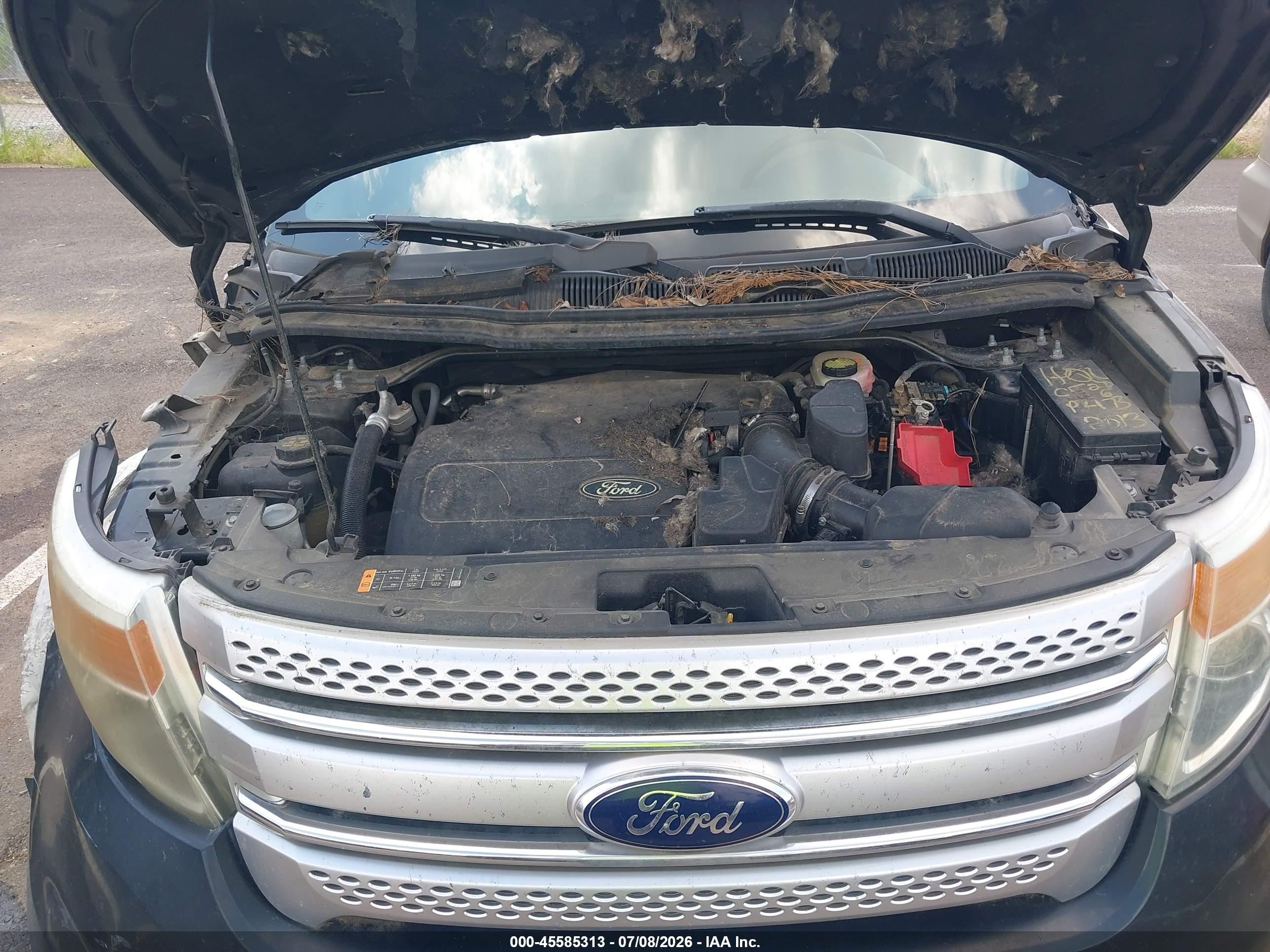 2013 Ford Explorer Xlt Black vin: 1FM5K7D87DGC68092
