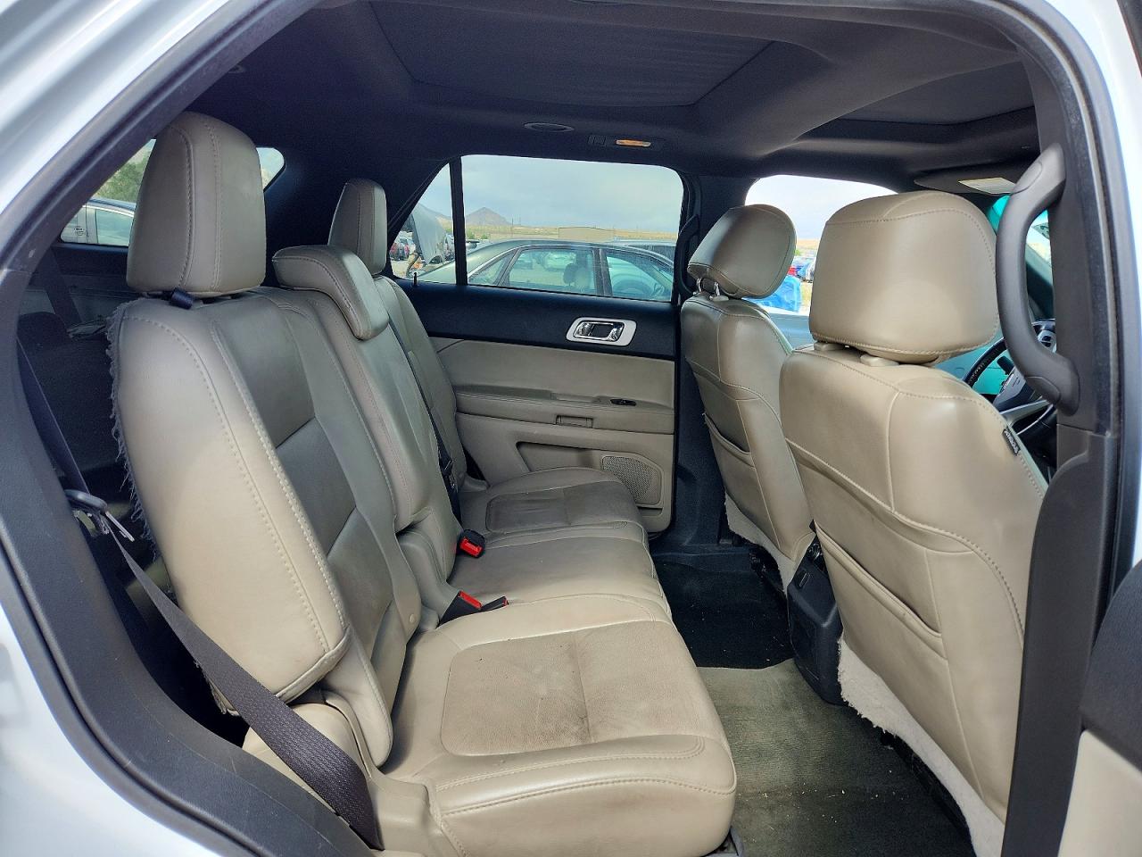 2013 Ford Explorer Xlt White vin: 1FM5K7D87DGC70750