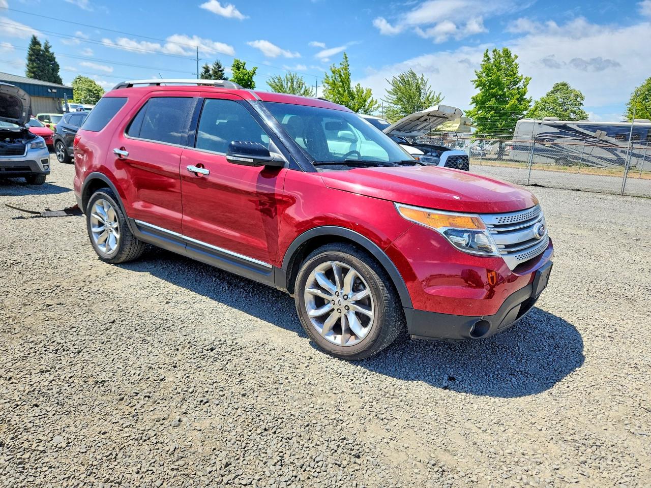 2013 Ford Explorer Xlt Red vin: 1FM5K7D87DGC81330