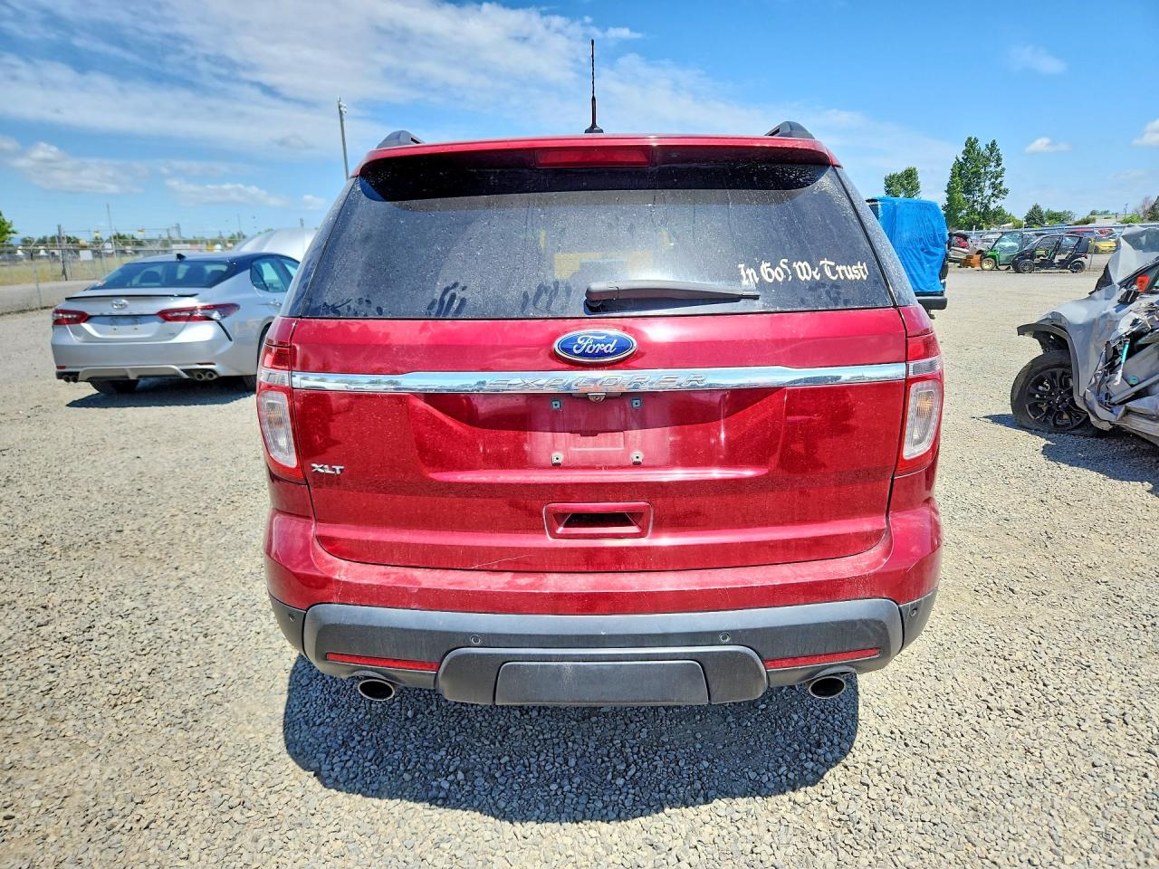 2013 Ford Explorer Xlt Red vin: 1FM5K7D87DGC81330