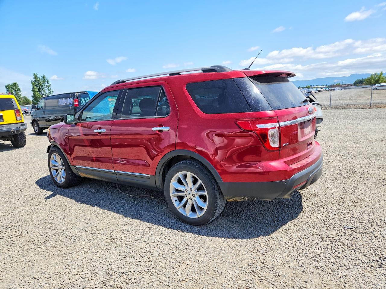 2013 Ford Explorer Xlt Red vin: 1FM5K7D87DGC81330