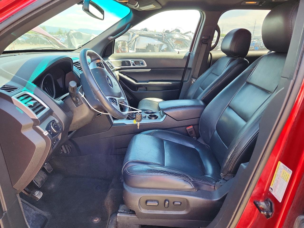 2013 Ford Explorer Xlt Red vin: 1FM5K7D87DGC81330