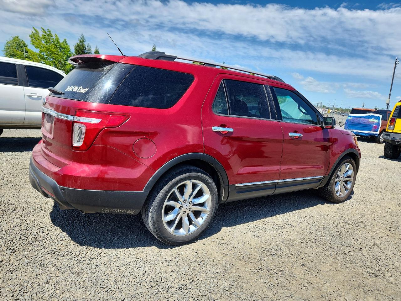 2013 Ford Explorer Xlt Red vin: 1FM5K7D87DGC81330